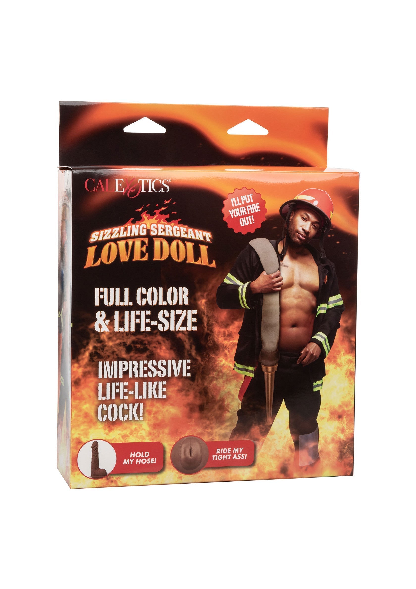 Sizzling Sergeant Love Doll : poupée d'amour grandeur nature et en couleur pour adultes.; Sizzling Sergeant Love Doll: full colour, levensgrote liefdespop voor volwassenen.; Sizzling Sergeant Love Doll: full color & life-size adult love doll. 