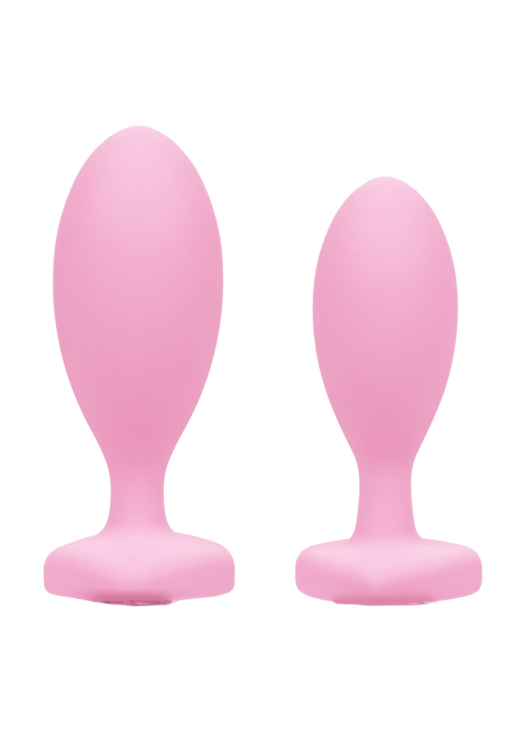 Ensemble de plugs anaux roses pour le plaisir. Textures douces et tailles différentes.; Roze anale plug set voor plezier. Zachte texturen en verschillende maten.; Pink anal plug set for pleasure. Soft textures and different sizes.