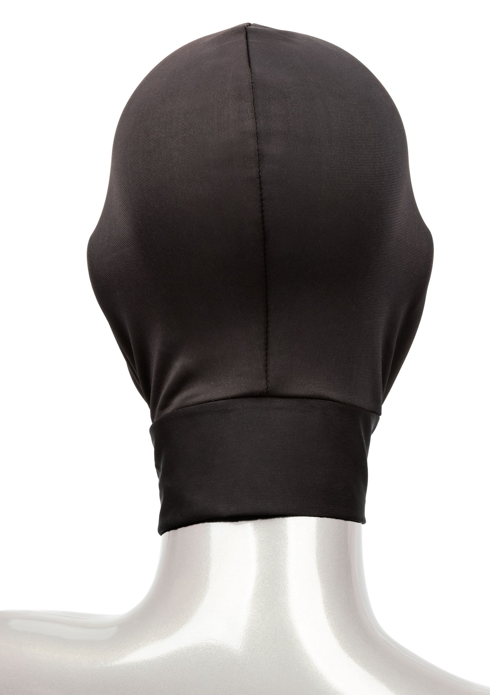 Cagoule noire intégrale en tissu extensible pour déguisements et jeux de rôle.; Zwarte bivakmuts van stretchstof voor kostuums en rollenspellen.; Black full face balaclava made of stretch fabric for costumes and roleplay.