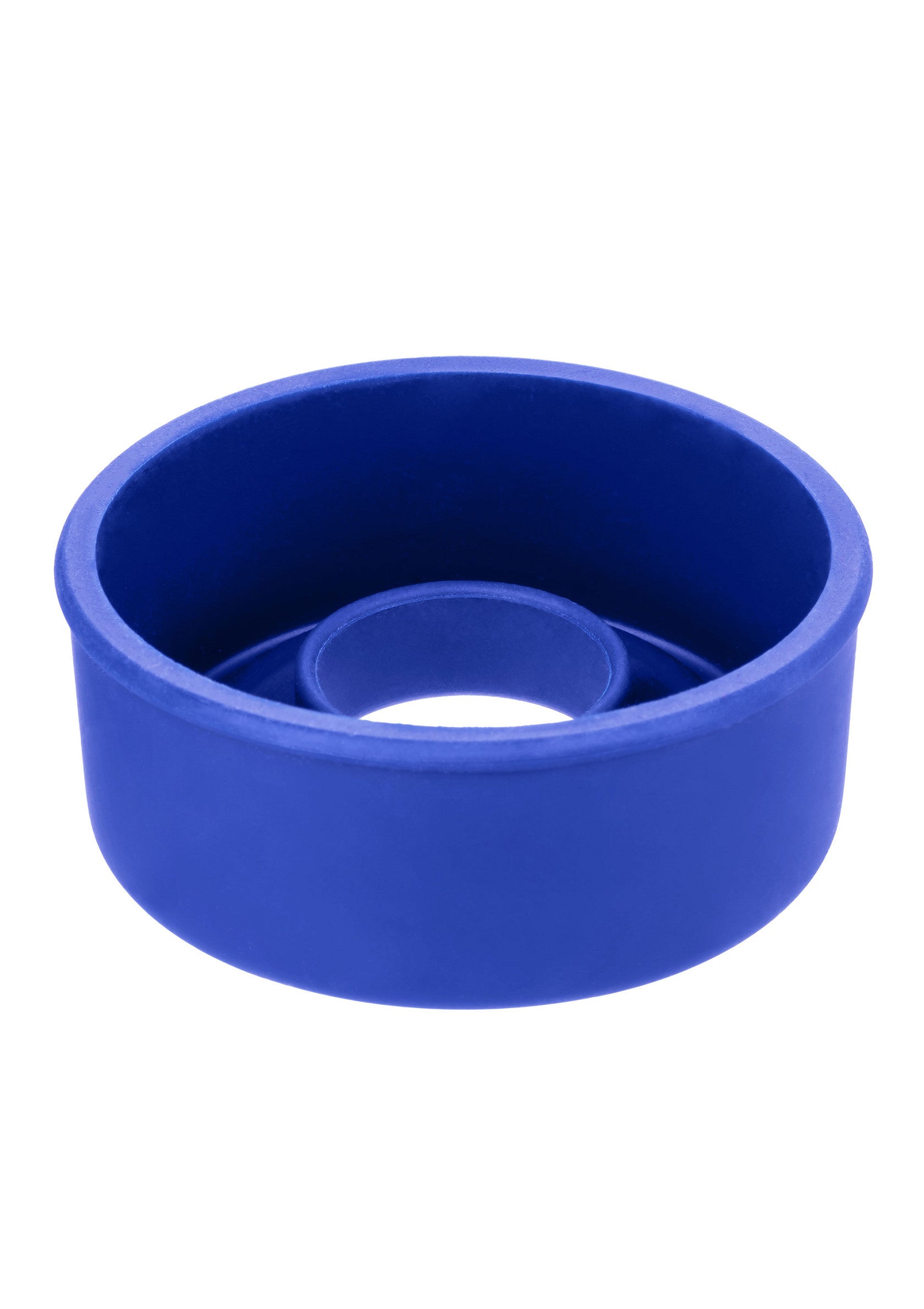 Moule à gâteau rond bleu en silicone, parfait pour vos créations pâtissières.; Blauwe ronde siliconen cakevorm, perfect voor uw bakcreaties.; Blue round silicone cake mold, perfect for your baking creations.