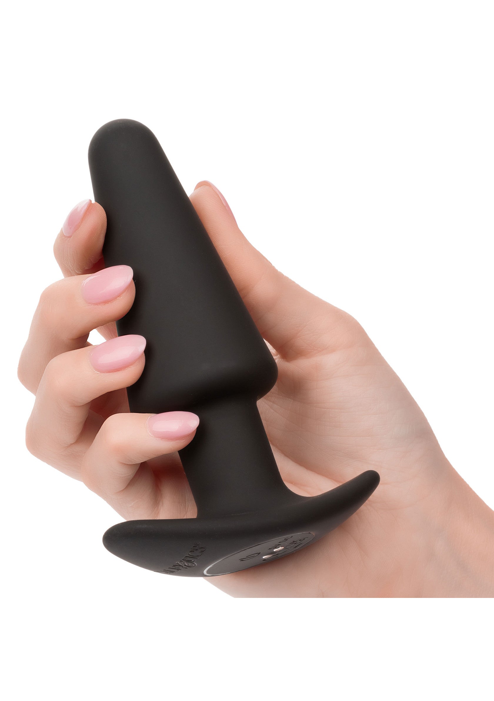 Plug anal noir lisse pour le plaisir intime.; Gladde zwarte anaal plug voor intiem genot.; Smooth black anal plug for intimate pleasure.