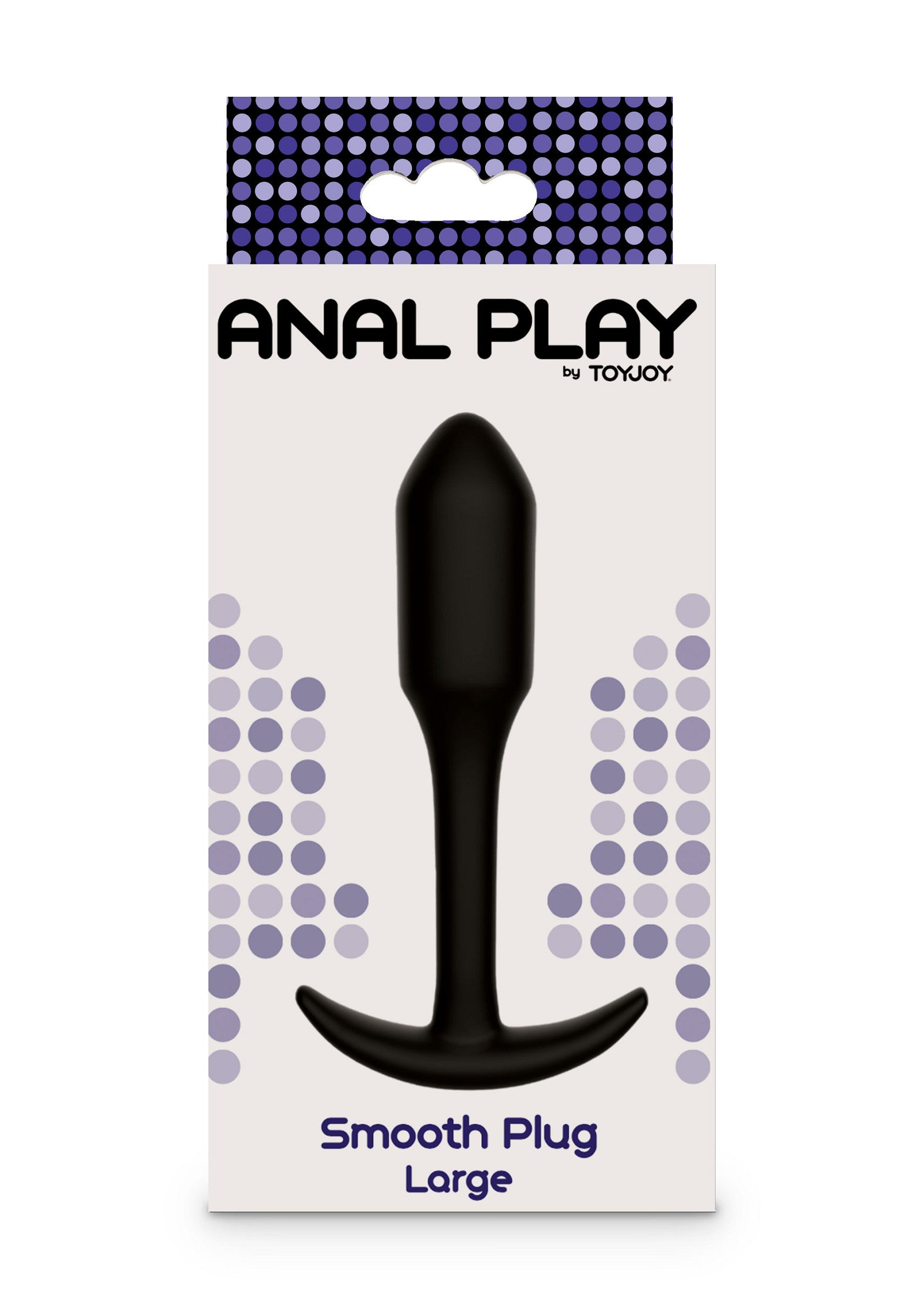 Plug anal lisse grand modèle de ToyJoy pour le plaisir.; Grote gladde anaal plug van ToyJoy voor plezier.; Large smooth anal plug by ToyJoy for pleasure.