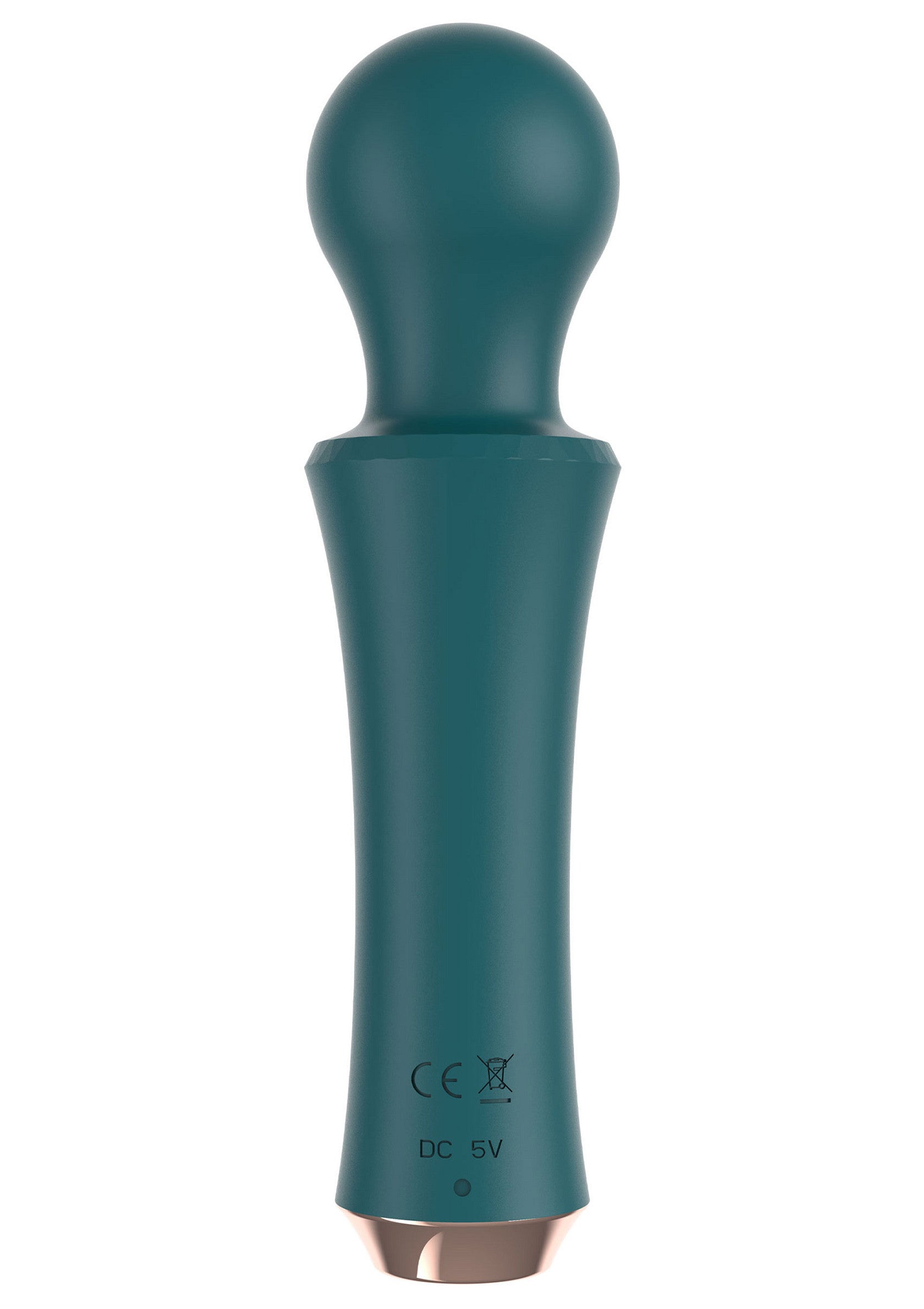 Masseur personnel élégant vert d'eau et or rose pour le plaisir individuel et la relaxation.; Stijlvolle teal & rose gold persoonlijke massage tool voor individueel genot en ontspanning.; Stylish teal & rose gold personal massage tool for individual pleasure and relaxation.