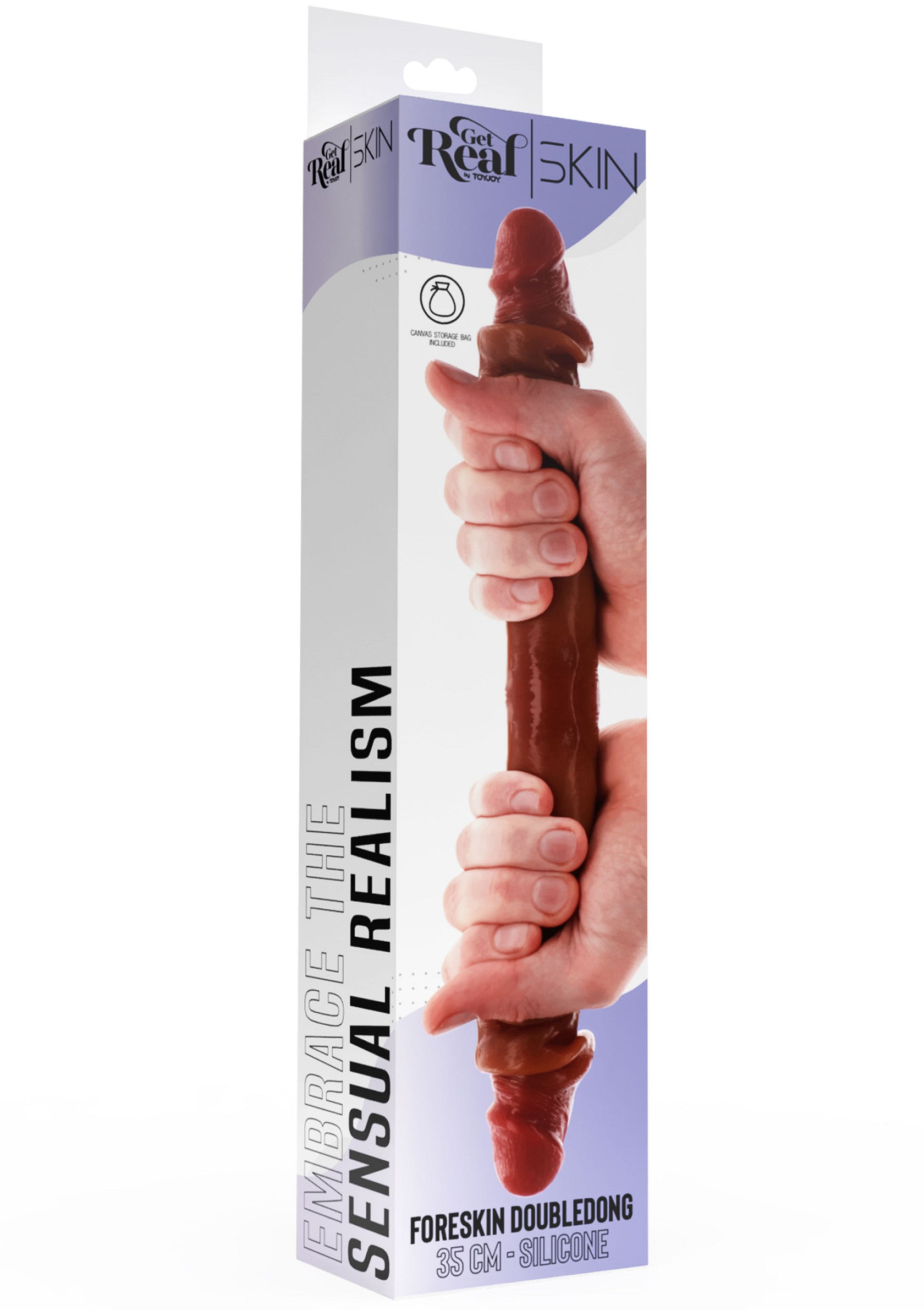 ToyJoy Foreskin Double Dong Silicone 35 cm