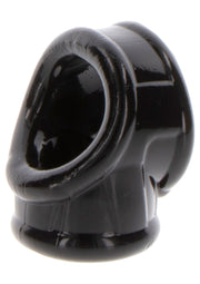 Cage de chasteté noire en silicone. Sûr et confortable.; Zwarte siliconen kuisheidskooi. Veilig en comfortabel.; Black silicone chastity cage. Secure and comfortable.