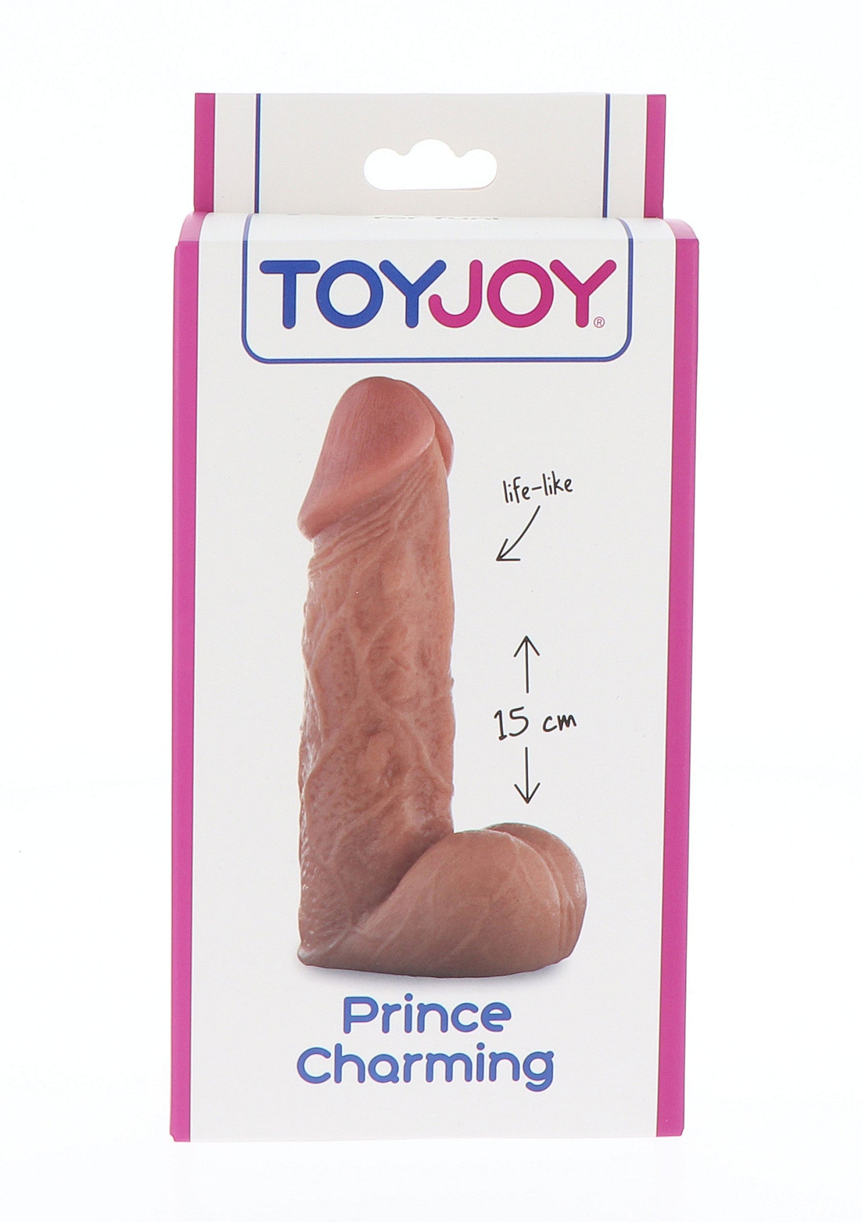 ToyJoy Prince Charming réaliste de 15 cm pour des sensations intenses.; ToyJoy Prince Charming, een realistische dildo van 15 cm voor intense sensaties.; ToyJoy Prince Charming realistic 15cm dildo for intense sensations.