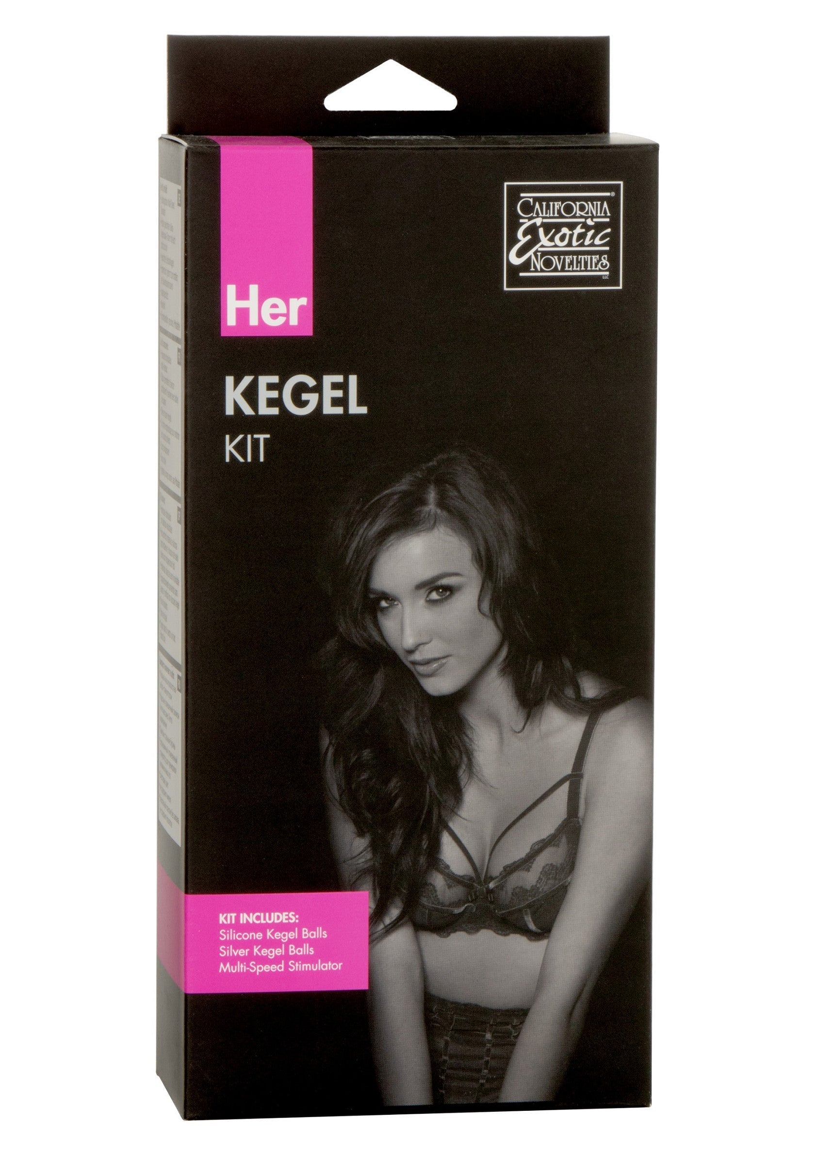 Kit de Kegel 'Her' California Exotic Novelties : renforcez vos muscles pelviens avec style.; California Exotic Novelties 'Her' Kegel Kit: versterk je bekkenbodemspieren in stijl.; California Exotic Novelties 'Her' Kegel Kit: Strengthen your pelvic floor muscles in style.