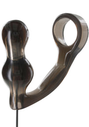 Jouet érotique anal en silicone lisse avec anneau pour le pénis. Plaisir intense garanti.; Gladde siliconen anale seksspeeltje met penisring. Gegarandeerd intens genot.; Smooth silicone anal sex toy with penis ring. Guaranteed intense pleasure.