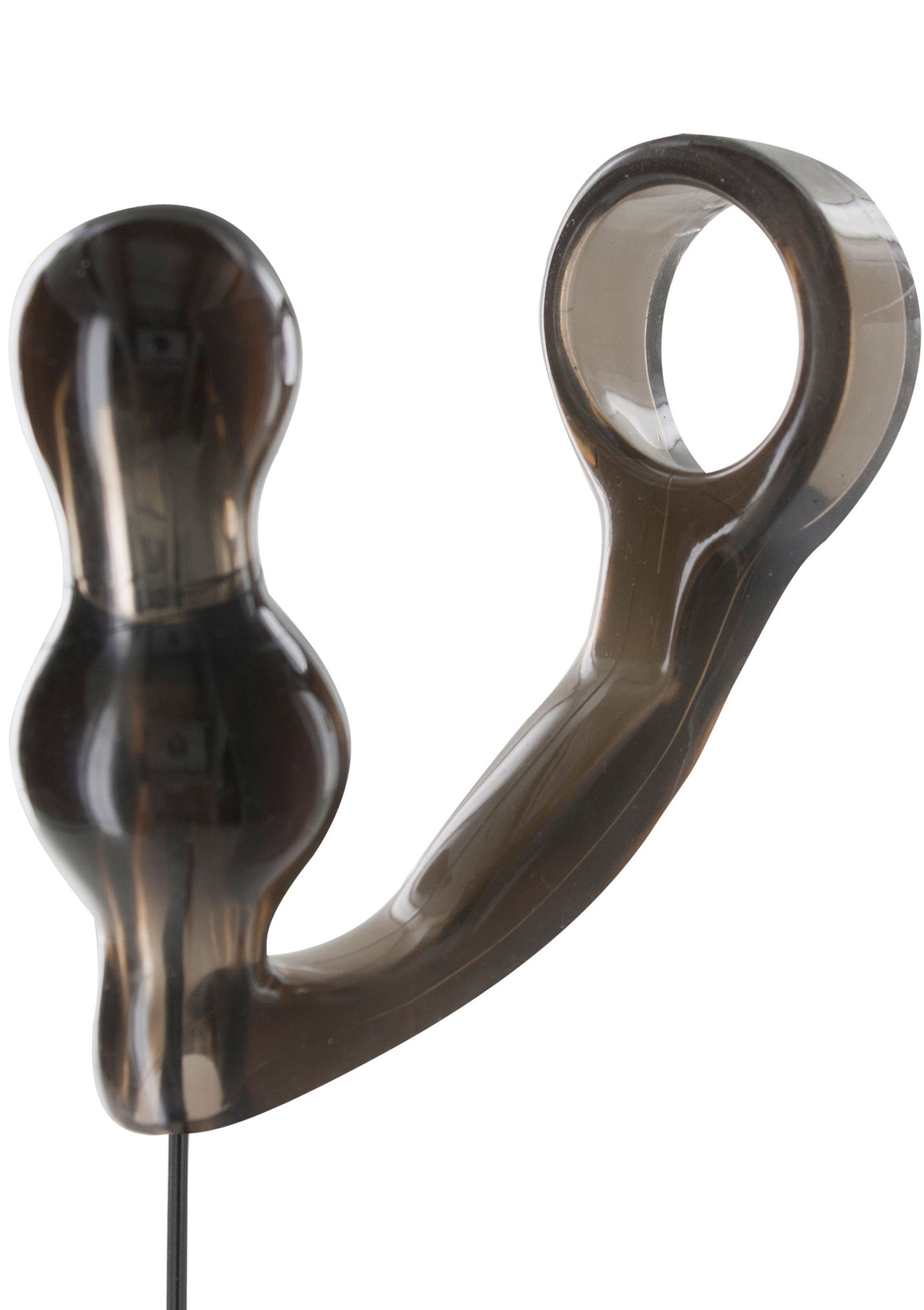 Jouet érotique anal en silicone lisse avec anneau pour le pénis. Plaisir intense garanti.; Gladde siliconen anale seksspeeltje met penisring. Gegarandeerd intens genot.; Smooth silicone anal sex toy with penis ring. Guaranteed intense pleasure.