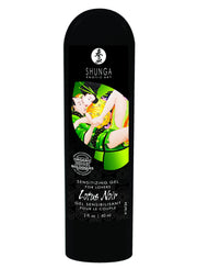 Shunga Lotus Noir gel sensibilisant pour couples. Intensifiez vos moments intimes avec ce gel organique certifié.; Shunga Lotus Noir stimulerende gel voor koppels. Verhoog intieme momenten met deze biologisch gecertificeerde gel.; Shunga Lotus Noir Sensitizing gel for lovers. Intensify intimate moments with this certified organic gel.