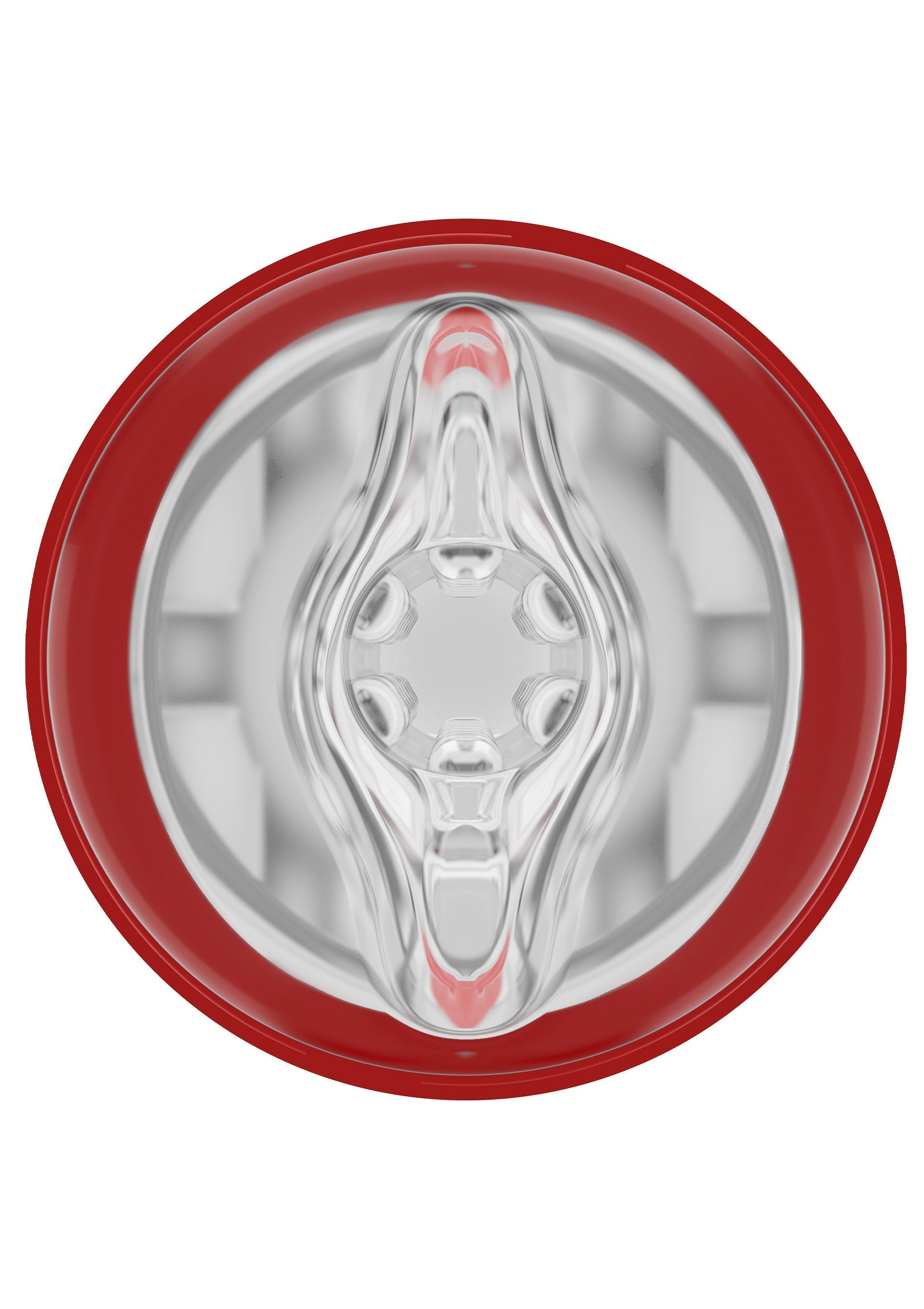 Jouet pour adultes avec un design complexe et une couleur rouge attrayante.; Speeltje voor volwassenen met complex design en aantrekkelijke rode kleur.; Adult toy with complex design and attractive red color.