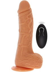 Gode réaliste texturé avec télécommande sans fil pour un plaisir intense et personnalisé.; Getextureerde realistische dildo met draadloze afstandsbediening voor intense, gepersonaliseerde fun.; Textured realistic dildo with wireless remote for intense, personalized pleasure. 