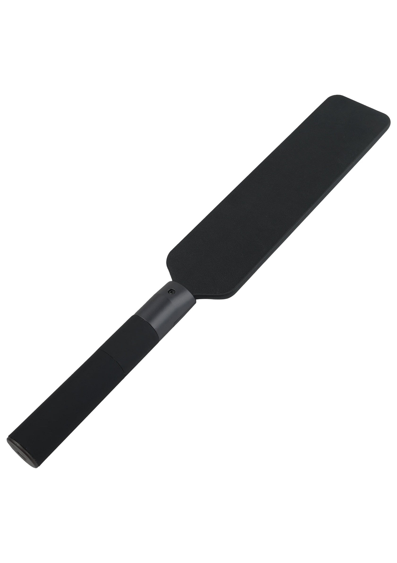 Palette de fessée noire, idéale pour pimenter vos jeux coquins. Découvrez le plaisir de la discipline érotique. ; Zwarte paddle voor sensuele spelletjes. Ontdek het genot van erotische discipline. Perfect voor BDSM-liefhebbers.; Black spanking paddle for sensual games. Discover the pleasure of erotic discipline. Perfect for BDSM lovers.