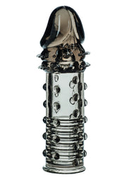 Manchon pénien texturé pour le plaisir intense. Découvrez une nouvelle dimension de sensations.; Getextureerde peniskoker voor intens plezier. Ontdek een nieuwe dimensie van sensaties.; Textured penis sleeve for intense pleasure. Discover a new dimension of sensations.