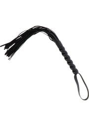 Cravache noire à franges pour jeux coquins. Accessoire de domination et soumission.; Zwarte zwepen kwast voor ondeugende spelletjes. Accessoire voor dominantie en onderwerping.; Black fringe flogger for kinky games. Accessory for domination and submission.