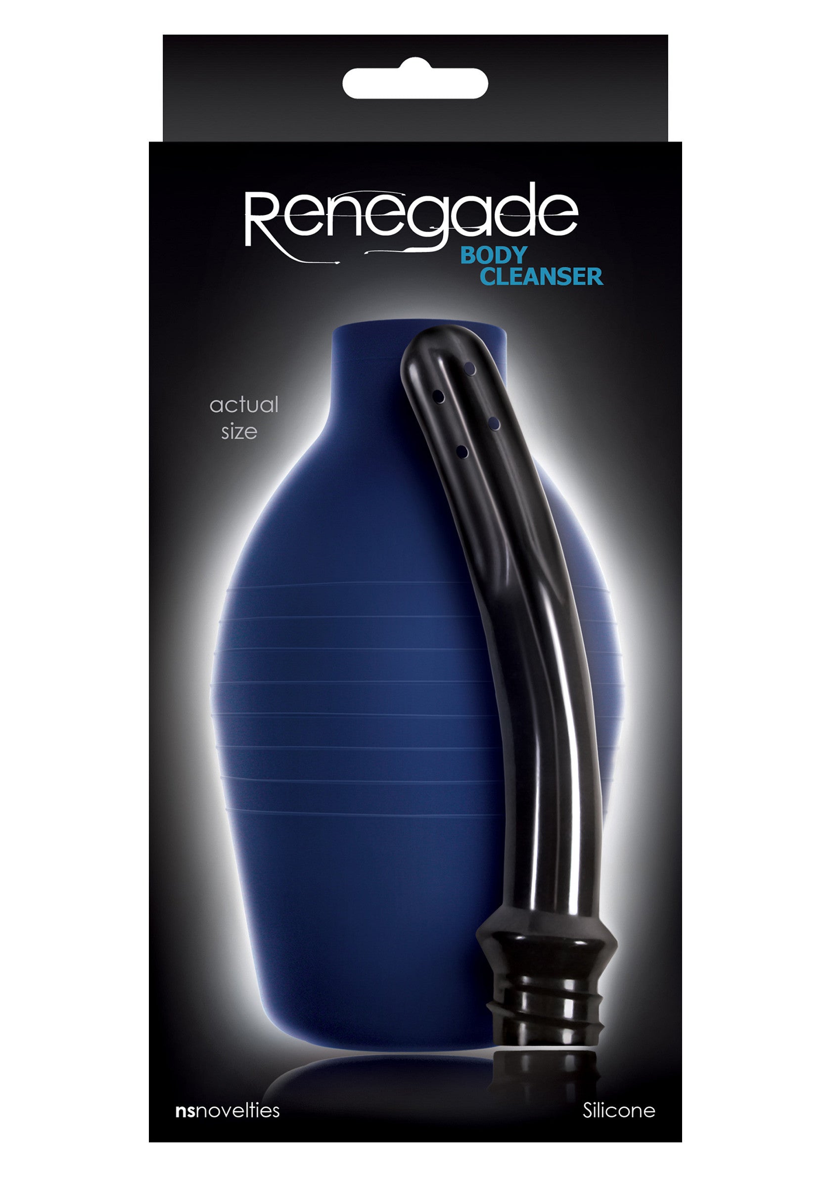 Nettoyant corporel Renegade : Poire à lavement en silicone pour une hygiène intime optimale.; Renegade Body Cleanser: Siliconen klysma voor optimale intieme hygiëne.; Renegade Body Cleanser: Silicone douche enema for optimal intimate hygiene.