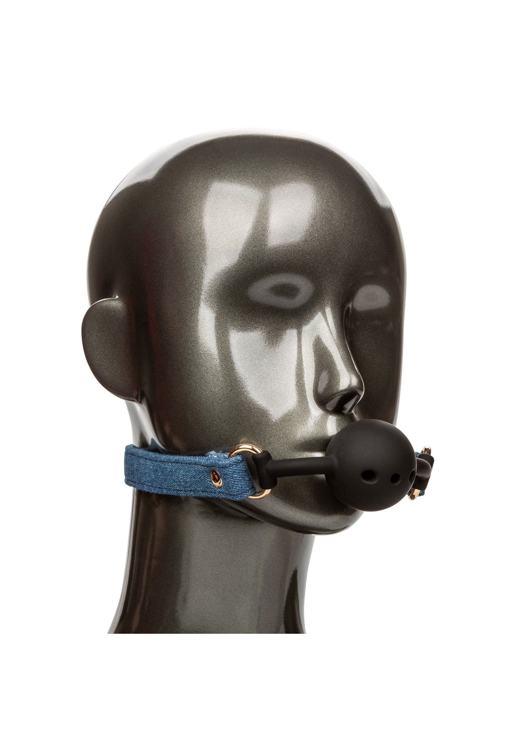 CalExotics Ride Em Denim Ball Gag