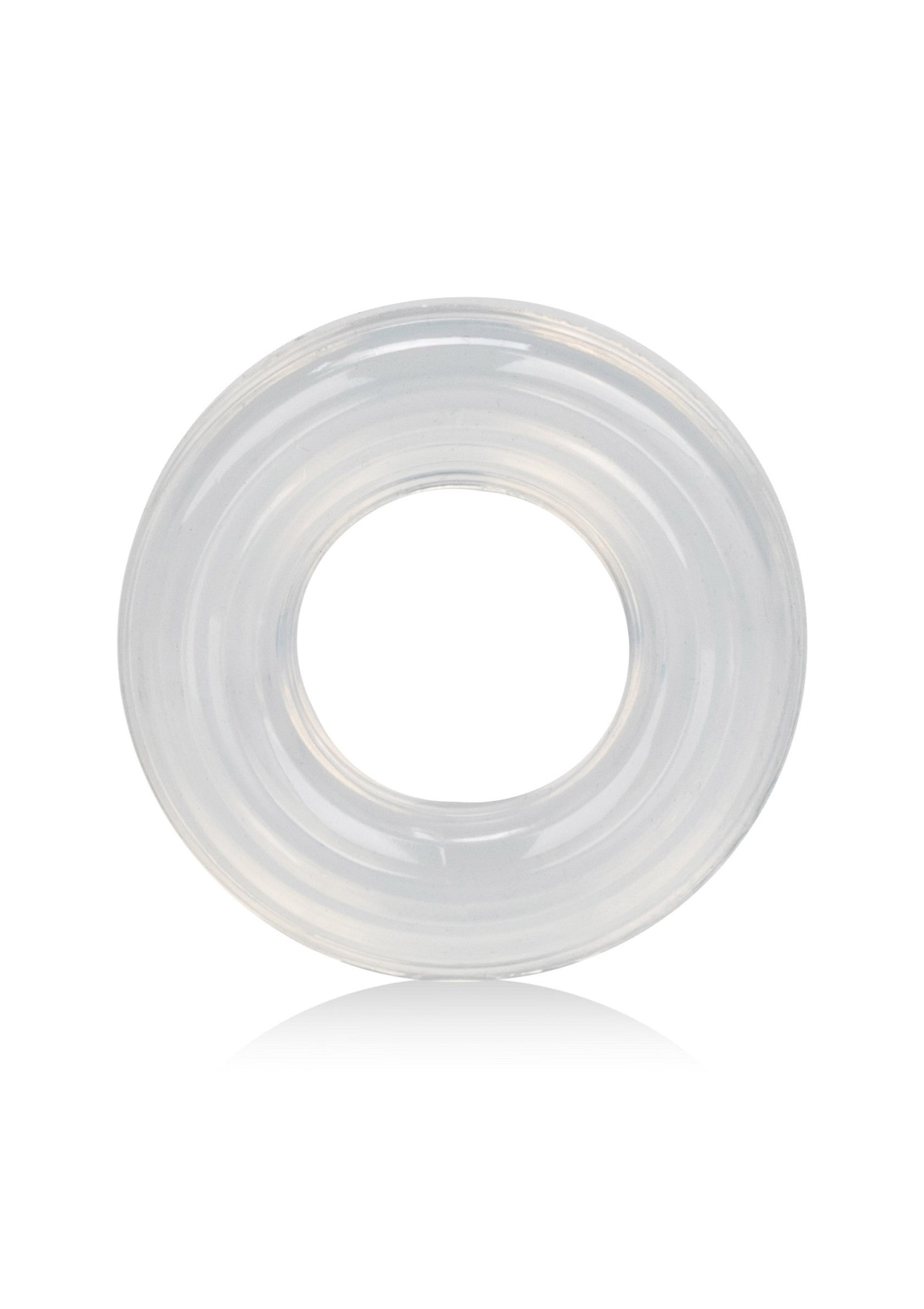 Anneau pénien transparent pour hommes. Améliorez le plaisir et la performance. Discrétion assurée.; Transparante penisring voor mannen. Verbeter genot en prestaties. Discrete verzending.; Clear silicone cock ring for men. Enhances pleasure and performance. Discreet shipping.