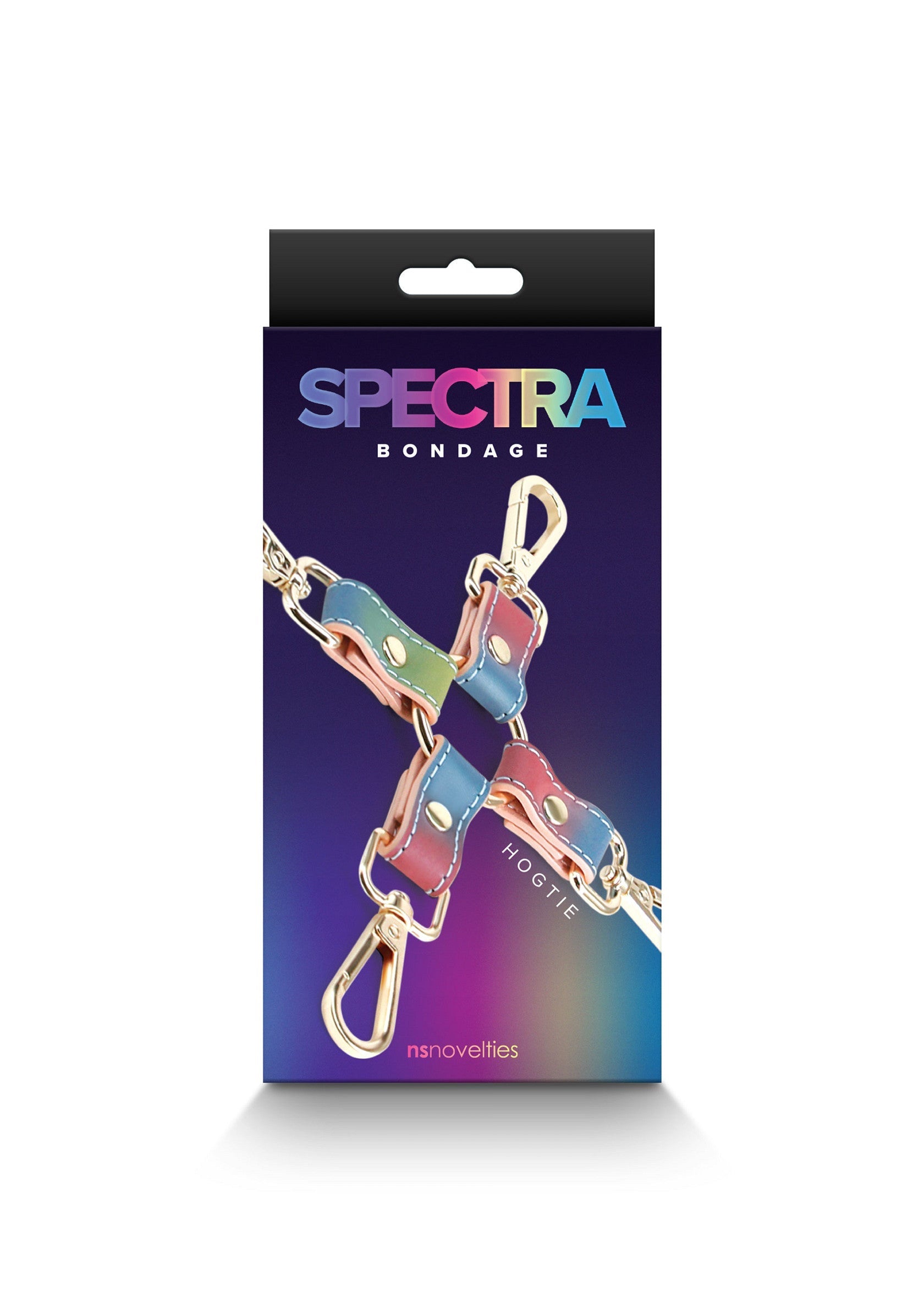 Spectra bondage hogtie, liens de cheville colorés pour un bondage sensuel. Pour une expérience unique et excitante.; Spectra bondage hogtie, kleurrijke enkelbanden voor sensuele bondage. Voor een unieke en opwindende ervaring.; Spectra bondage hogtie, colorful ankle ties for sensual bondage. For a unique and exciting experience.