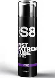 Lubrifiant hybride épais S8 Fist Extreme Lube pour une expérience intense.; S8 Fist Extreme Lube dik hybride glijmiddel voor een intense ervaring.; S8 Fist Extreme Lube thick hybrid lubricant for an intense experience.