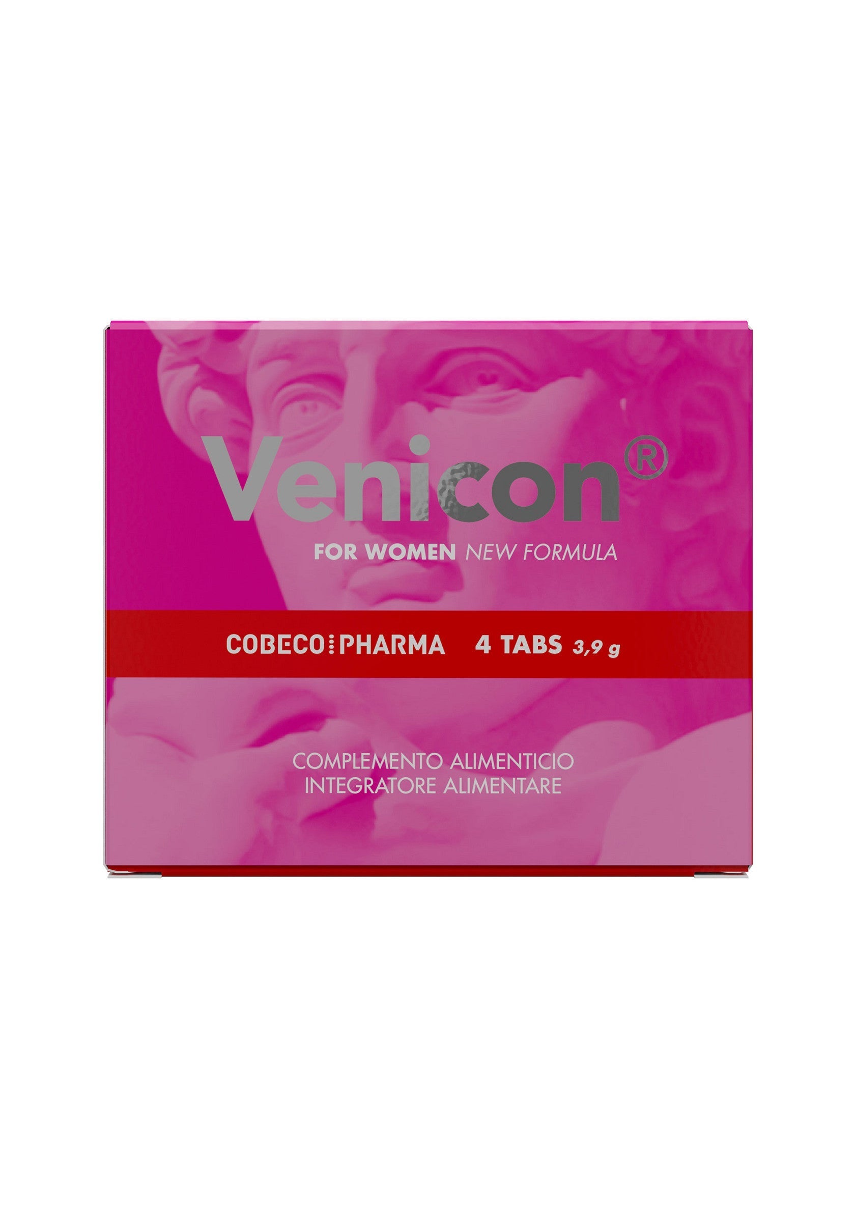 Venicon pour femme, nouvelle formule. Complément alimentaire en comprimés. Soutien et bien-être féminin.; Venicon voor vrouwen, nieuwe formule. Voedingssupplement in tabletvorm. Ondersteuning en welzijn voor vrouwen.; Venicon for women, new formula. Dietary supplement in tablet form. Women's health and well-being support.
