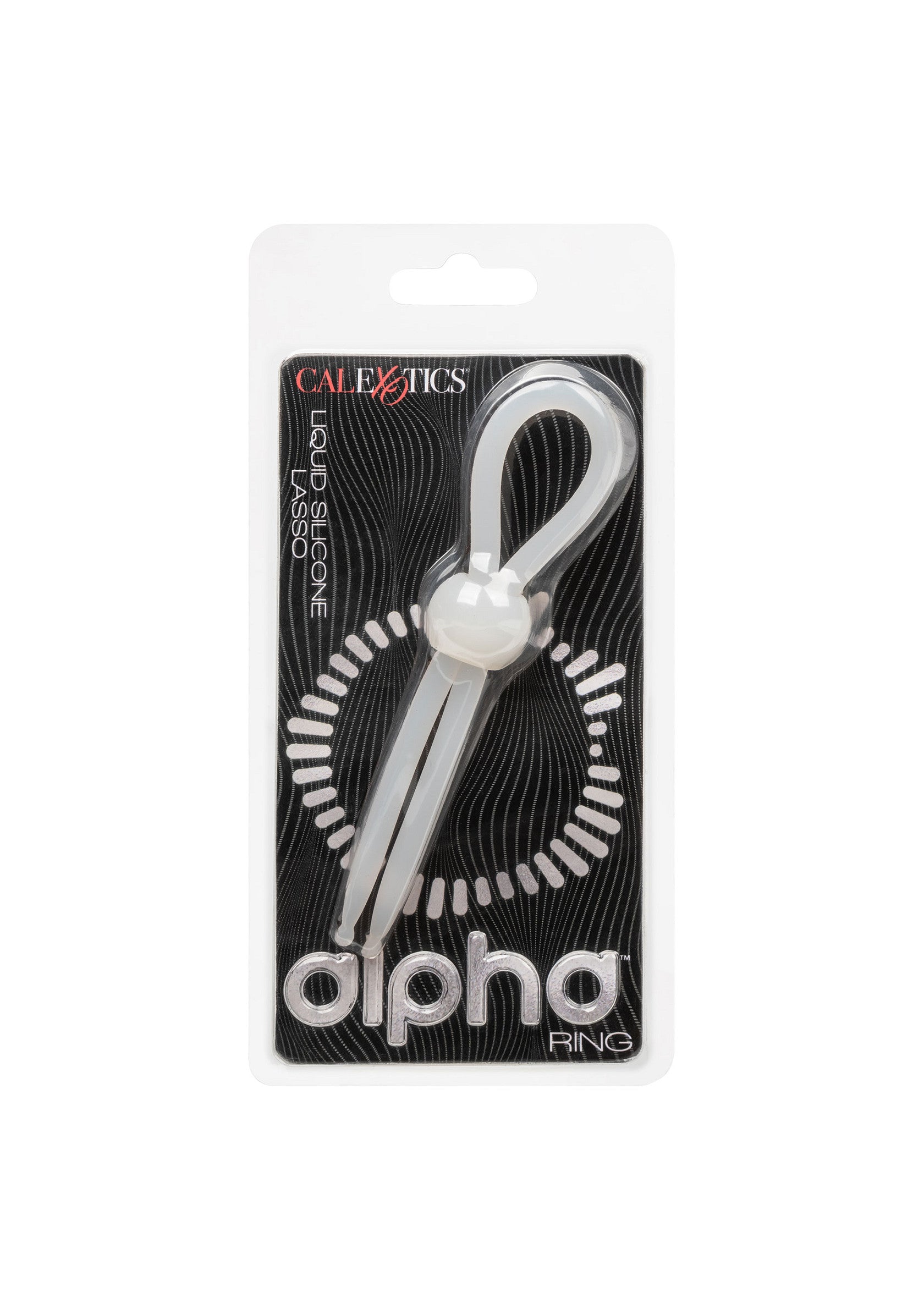 Anneau pénien Alpha Ring CalExotics. Augmente la performance et l'endurance. En silicone liquide souple.; CalExotics Alpha Ring penisring. Verhoogt prestaties en uithoudingsvermogen. Van zachte vloeibare siliconen.; CalExotics Alpha Ring cock ring. Increases performance and endurance. Made of soft liquid silicone.