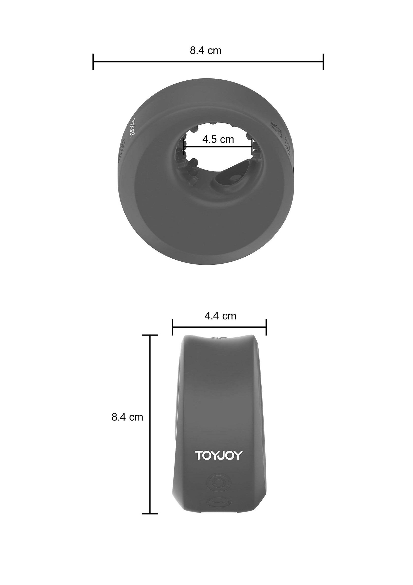 ToyJoy plaisir masculin avec dimensions. Découvrez ce masturbateur innovant pour une expérience unique.; ToyJoy mannelijk plezier met afmetingen. Ontdek deze innovatieve masturbator voor een unieke ervaring.; ToyJoy male pleasure toy with dimensions. Discover this innovative masturbator for a unique experience.
