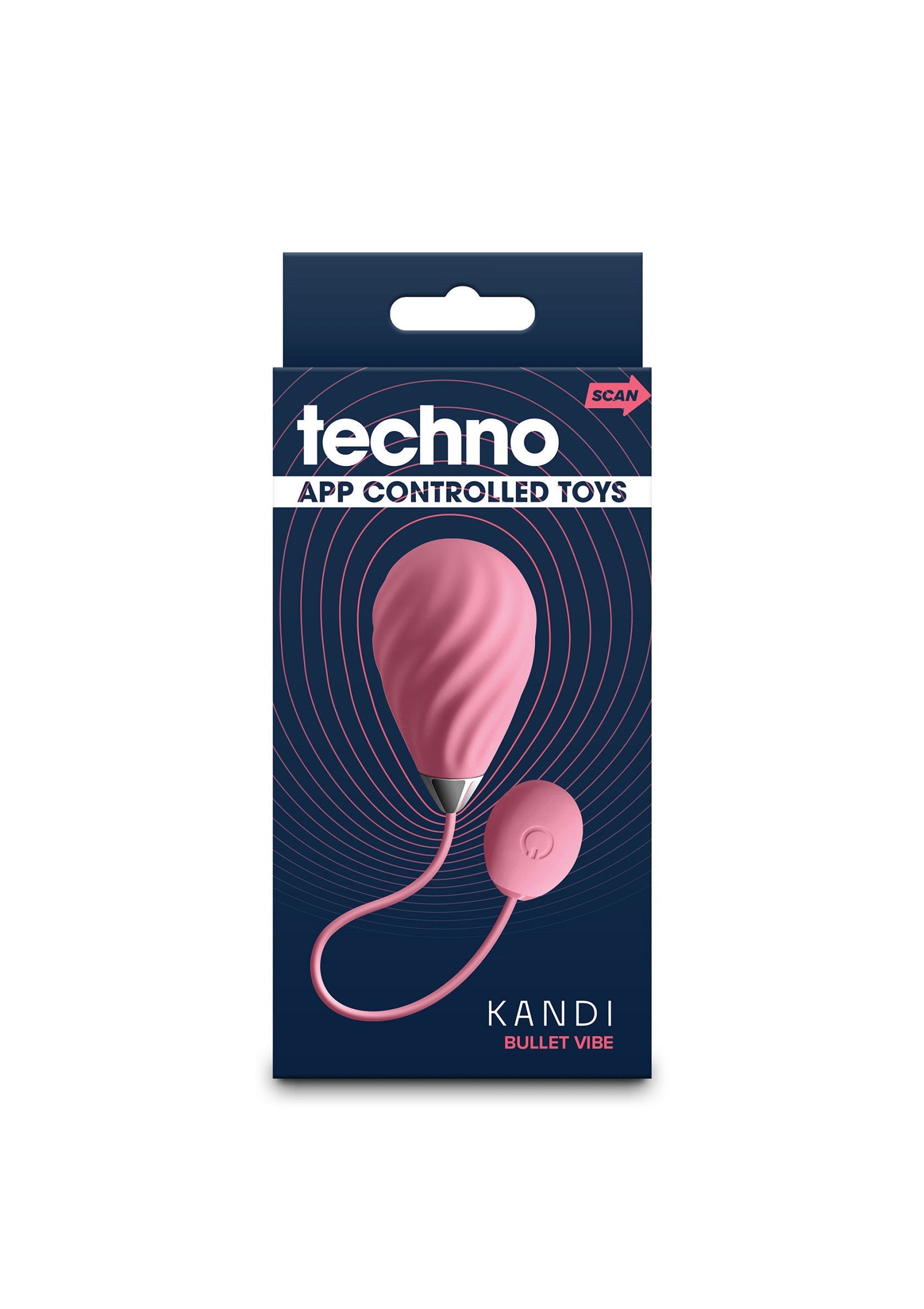 Vibromasseur vibrant rose Kandi Bullet Vibe, contrôlé par une application.; Roze Kandi Bullet Vibe vibrator, app-gestuurd.; Pink Kandi Bullet Vibe vibrator, app-controlled.