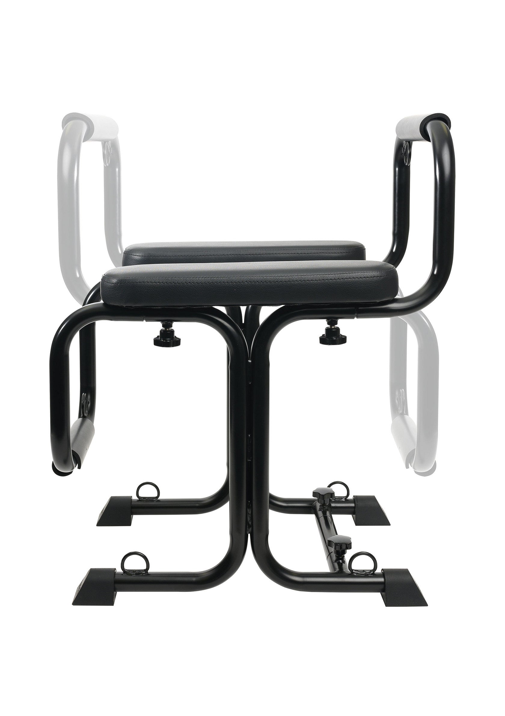 Siège de positionnement noir, réglable et polyvalent pour une variété de besoins. Confort et soutien assurés.; Zwarte positioneringsstoel, verstelbaar en veelzijdig voor diverse behoeften. Comfort en ondersteuning gegarandeerd.; Black positioning seat, adjustable and versatile for various needs. Comfort and support guaranteed.