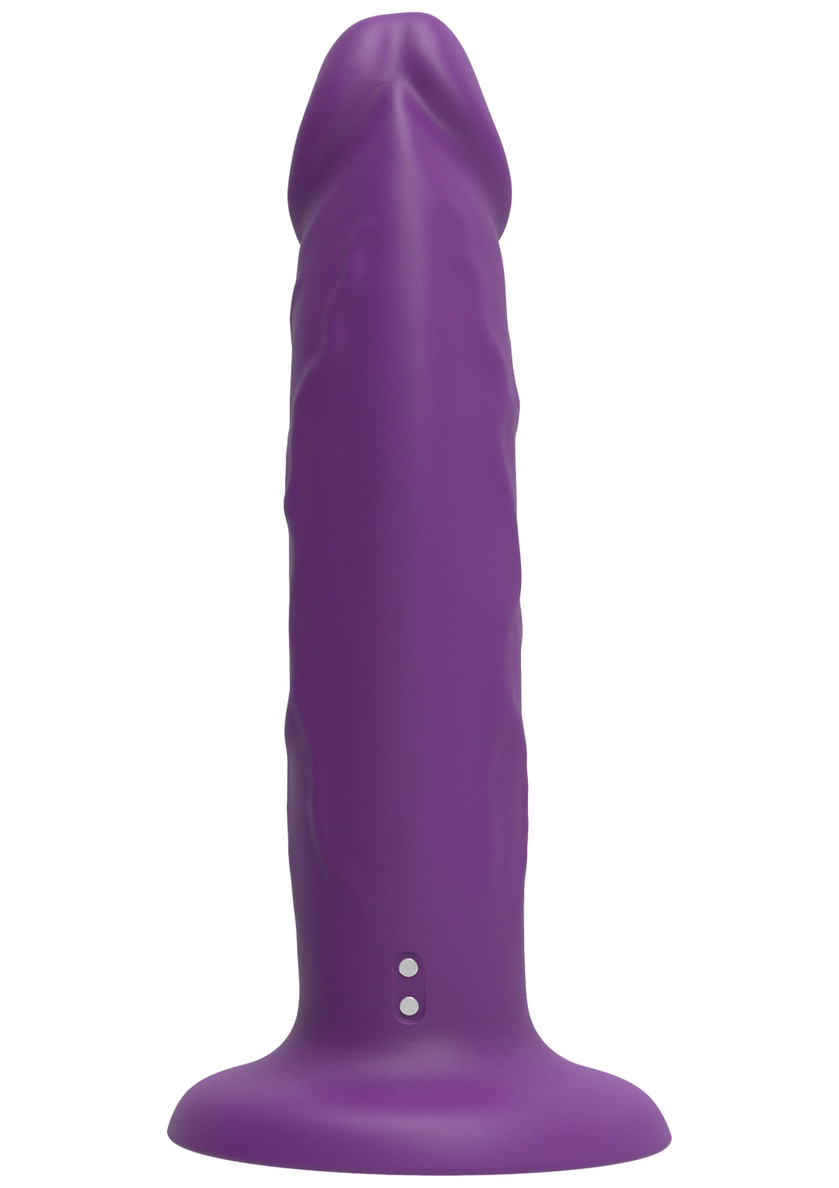 Gode vibrant violet pour le plaisir solitaire ou en couple. Texturé pour une stimulation intense.; Paarse vibrerende dildo voor solo- of partnerplezier. Getextureerd voor intense stimulatie.; Purple vibrating dildo for solo or couples play. Textured for intense stimulation.