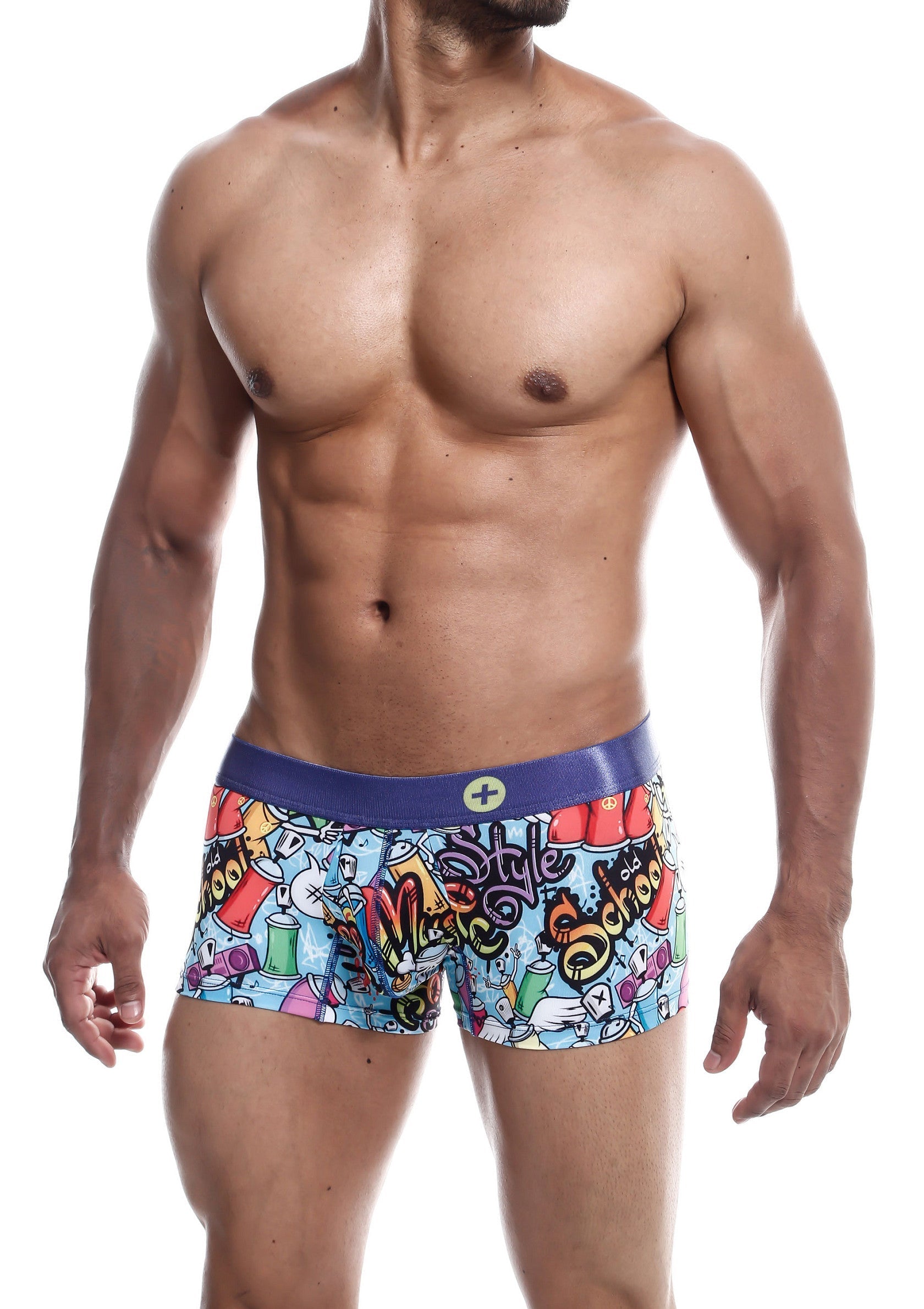 Boxer homme imprimé graffiti pour un style urbain et tendance. Confort et originalité garantis! ; Graffiti-print boxershort voor heren. Stijlvol, comfortabel en uniek! Urban fashion voor elke dag.; Graffiti print men's boxer briefs for a cool, urban style. Comfortable and unique design!