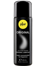 pjur Original 30ml : Lubrifiant personnel à base de silicone, super concentré et sans parfum. Fabriqué en Allemagne.; pjur Original 30ml: siliconen glijmiddel, super geconcentreerd en geurloos. Gemaakt in Duitsland.; pjur Original 30ml: silicone-based personal lubricant, super concentrated, and fragrance-free. Made in Germany.