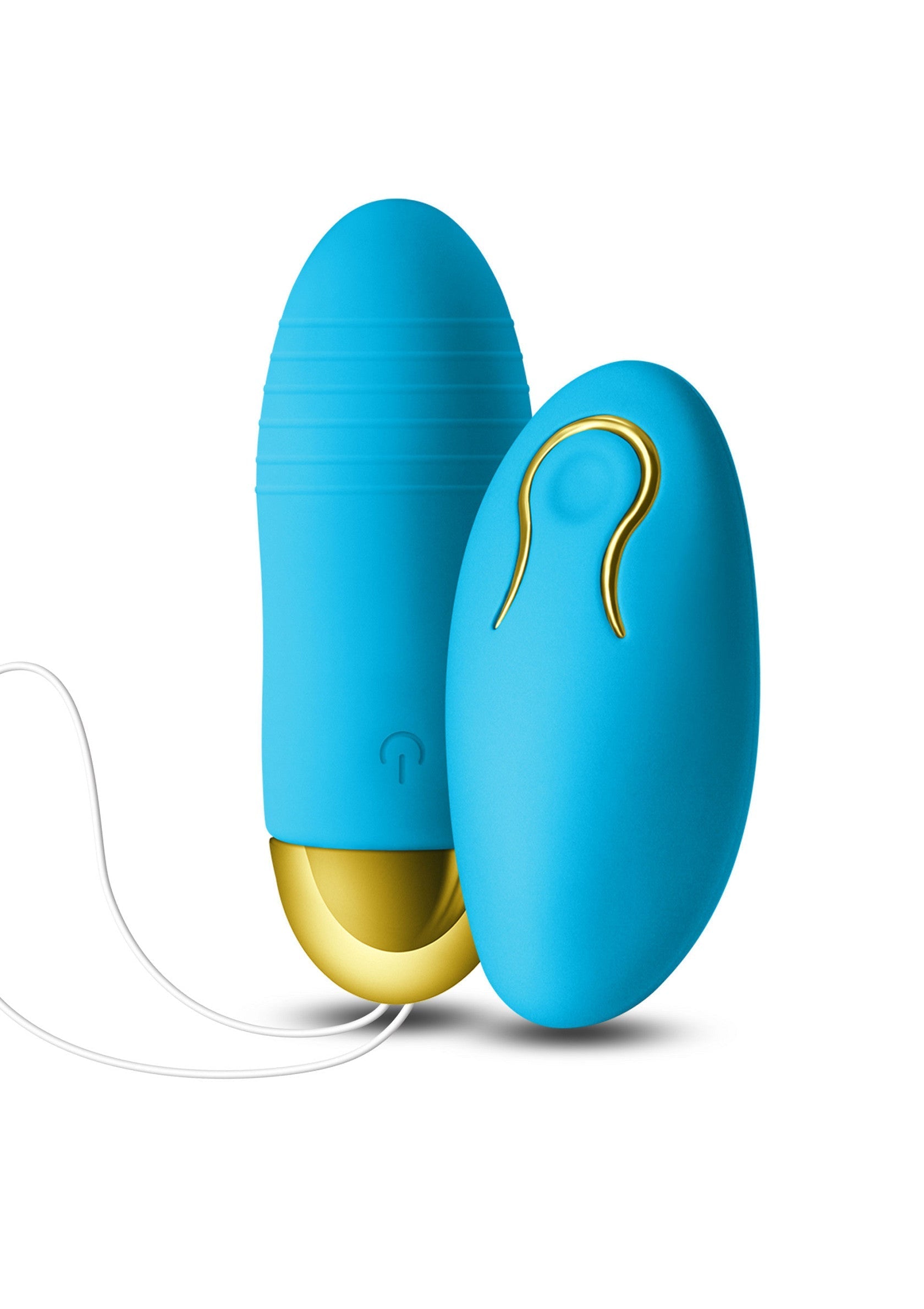 Ensemble vibrant bleu pour le plaisir intime.; Blauwe vibrerende set voor intiem plezier.; Blue vibrating set for intimate pleasure.