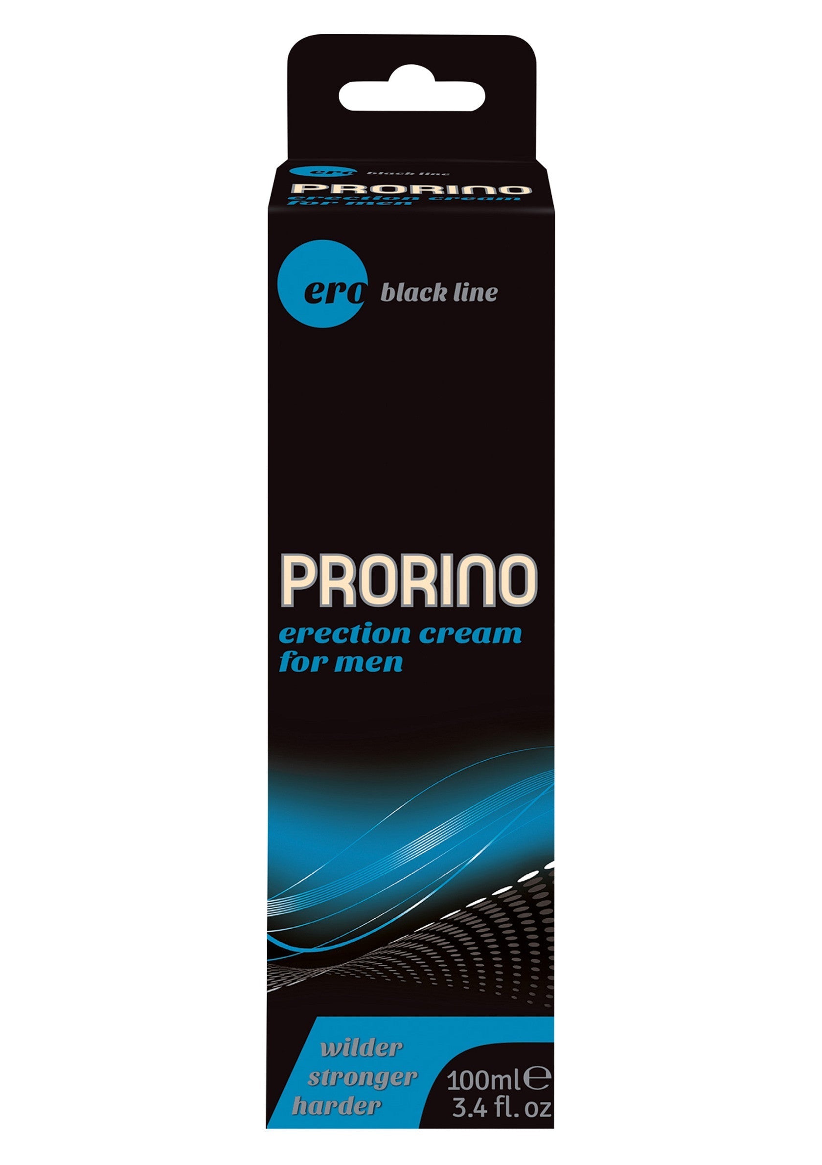 Crème érectile Prorino pour hommes. Pour une érection plus forte et plus longue. 100ml; Prorino erectiecrème voor mannen. Voor een sterkere en langere erectie. 100ml; Prorino erection cream for men. For a stronger, longer erection. 100ml