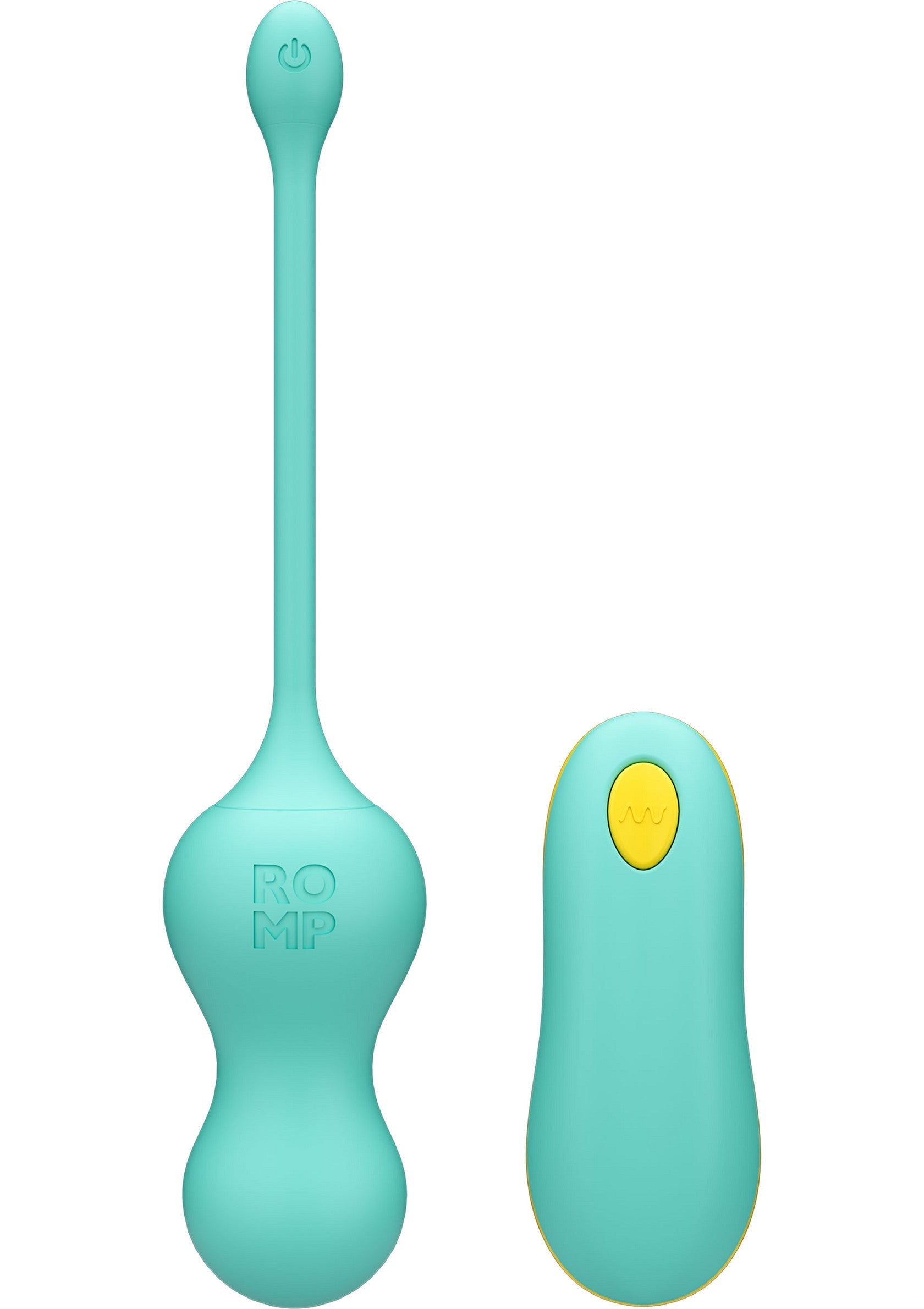 Sextoys bleu sarcelle avec télécommande sans fil, idéal pour le plaisir solitaire ou à deux.; Teal seksspeeltje met draadloze afstandsbediening, ideaal voor solo- of partnersplezier.; Teal vibrator toy with wireless remote, perfect for solo or partner play. 