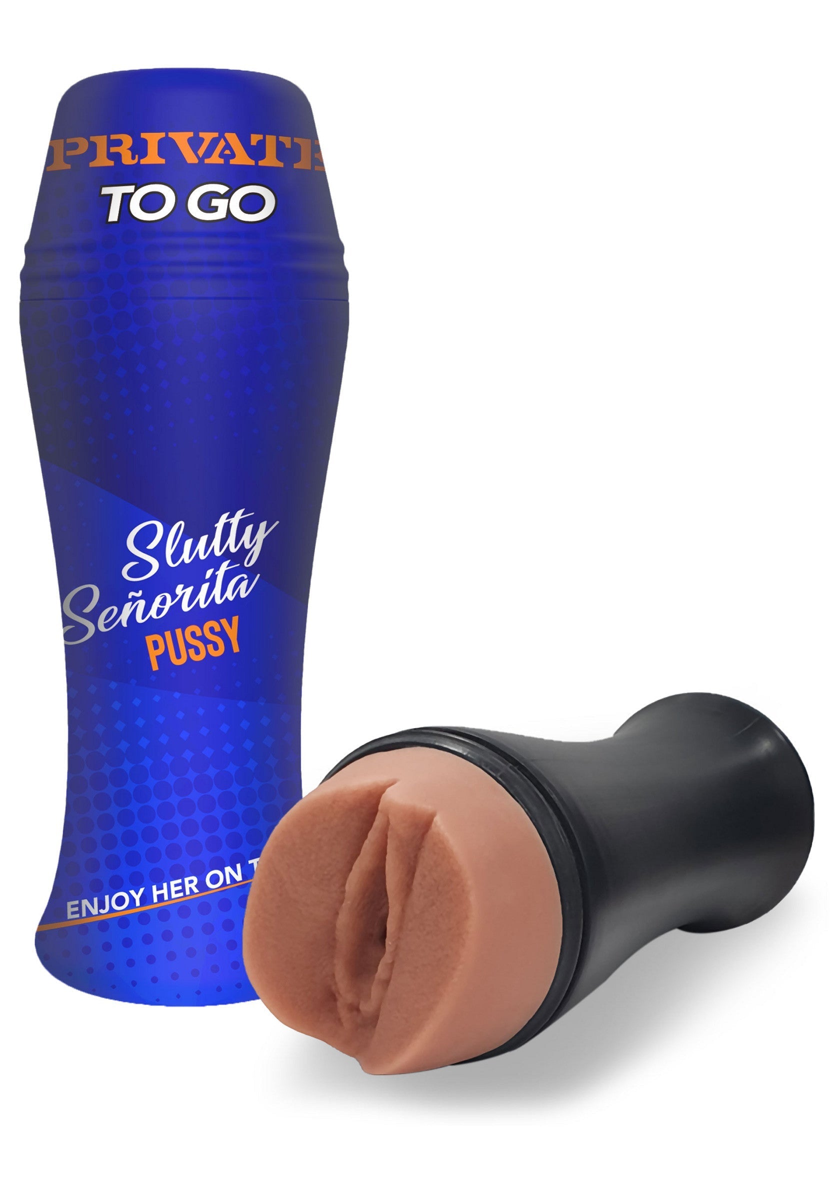 Private To Go Slutty Señorita Pussy : masturbateur masculin réaliste pour une expérience intense et discrète.; Private To Go Slutty Señorita Pussy: realistische masturbator voor mannen voor een intense en discrete ervaring.; Private To Go Slutty Señorita Pussy: realistic male masturbator for an intense and discreet experience.