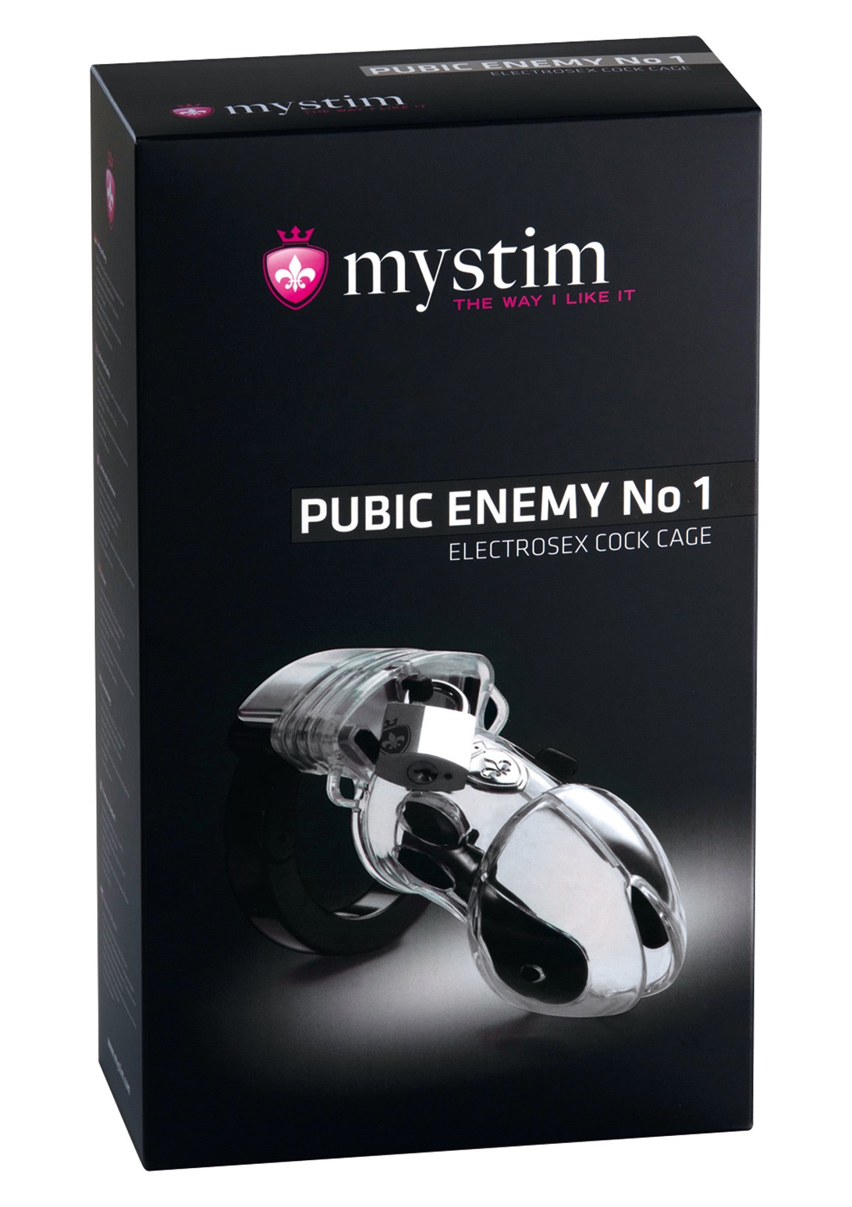 Cage pénienne électrosexuelle Mystim Pubic Enemy No 1 pour le plaisir ultime et le contrôle de la chasteté.; Mystim Pubic Enemy No 1 electrosexuele kuisheidskooi voor ultiem genot en controle.; Mystim Pubic Enemy No 1 electrosex cock cage for ultimate pleasure and chastity control.