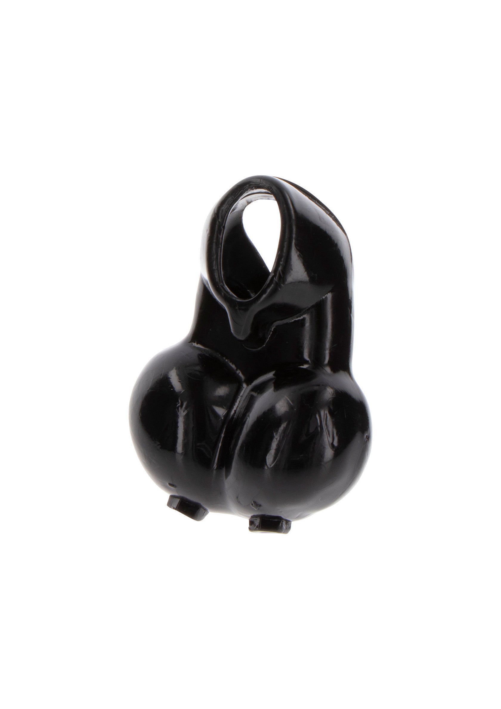 CBT noir lisse et brillant pour le plaisir. Améliorez votre expérience avec cet accessoire unique.; Gladde, glanzende zwarte CBT voor plezier. Verbeter uw ervaring met dit unieke accessoire.; Smooth, shiny black CBT for pleasure. Enhance your experience with this unique accessory.