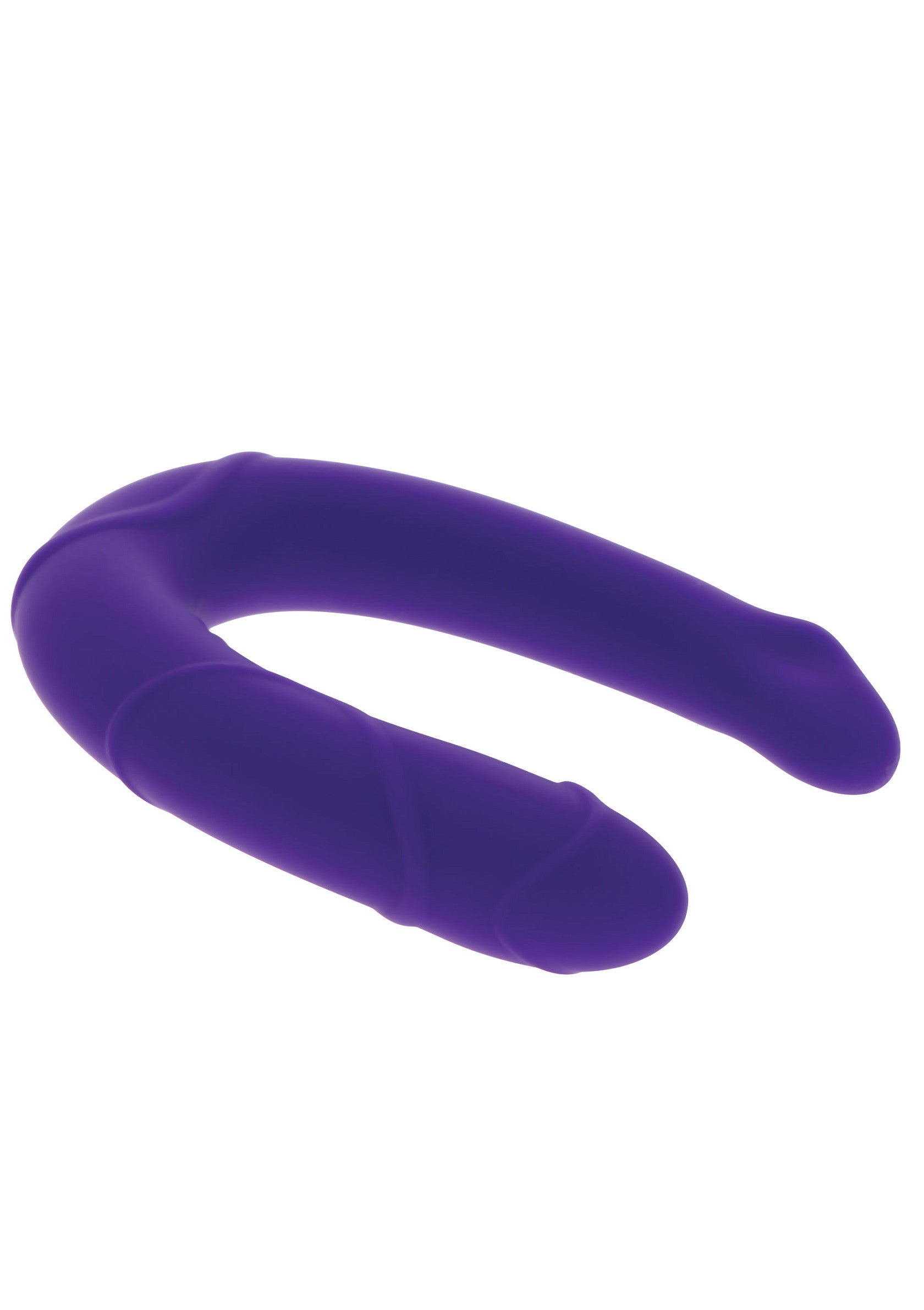Vibromasseur double plaisir violet pour couples, idéal pour explorer de nouvelles sensations et le plaisir partagé.; Paarse dubbele stimulator voor koppels, perfect voor het ontdekken van nieuwe sensaties en gedeeld plezier.; Purple double pleasure vibrator for couples, perfect for exploring new sensations and shared pleasure.