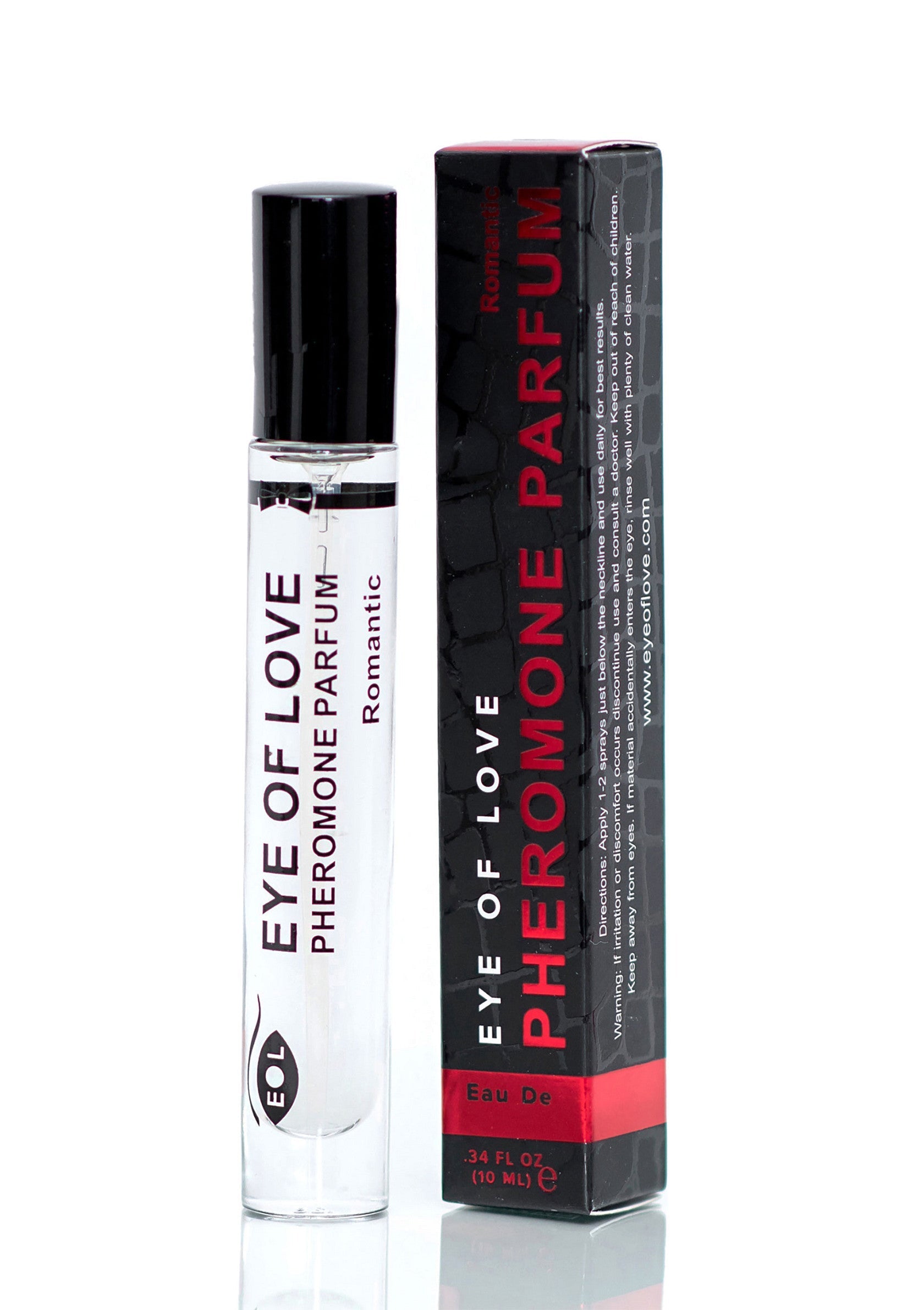 Eye of Love, parfum aux phéromones pour une attirance romantique irrésistible. Eau de parfum 10ml.; Eye of Love feromoon parfum voor onweerstaanbare romantische aantrekkingskracht. Eau de parfum 10ml.; Eye of Love pheromone perfume for irresistible romantic attraction. Eau de parfum 10ml.