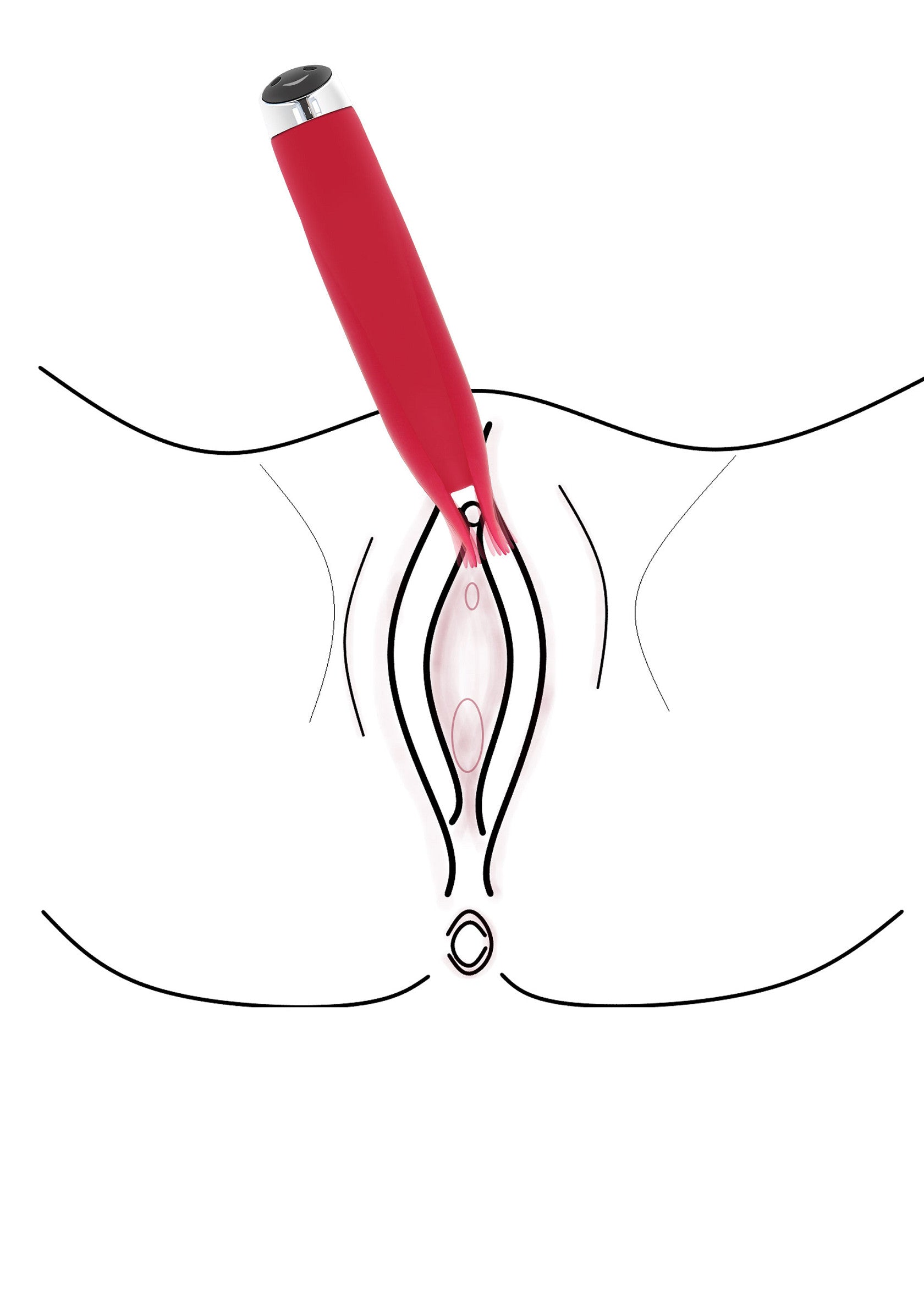 Vibromasseur de luxe pour le plaisir féminin. Stimulation clitoridienne précise et intense.; Luxe vibrator voor vrouwelijk genot. Nauwkeurige en intense clitorale stimulatie.; Luxury vibrator for female pleasure. Precise and intense clitoral stimulation.