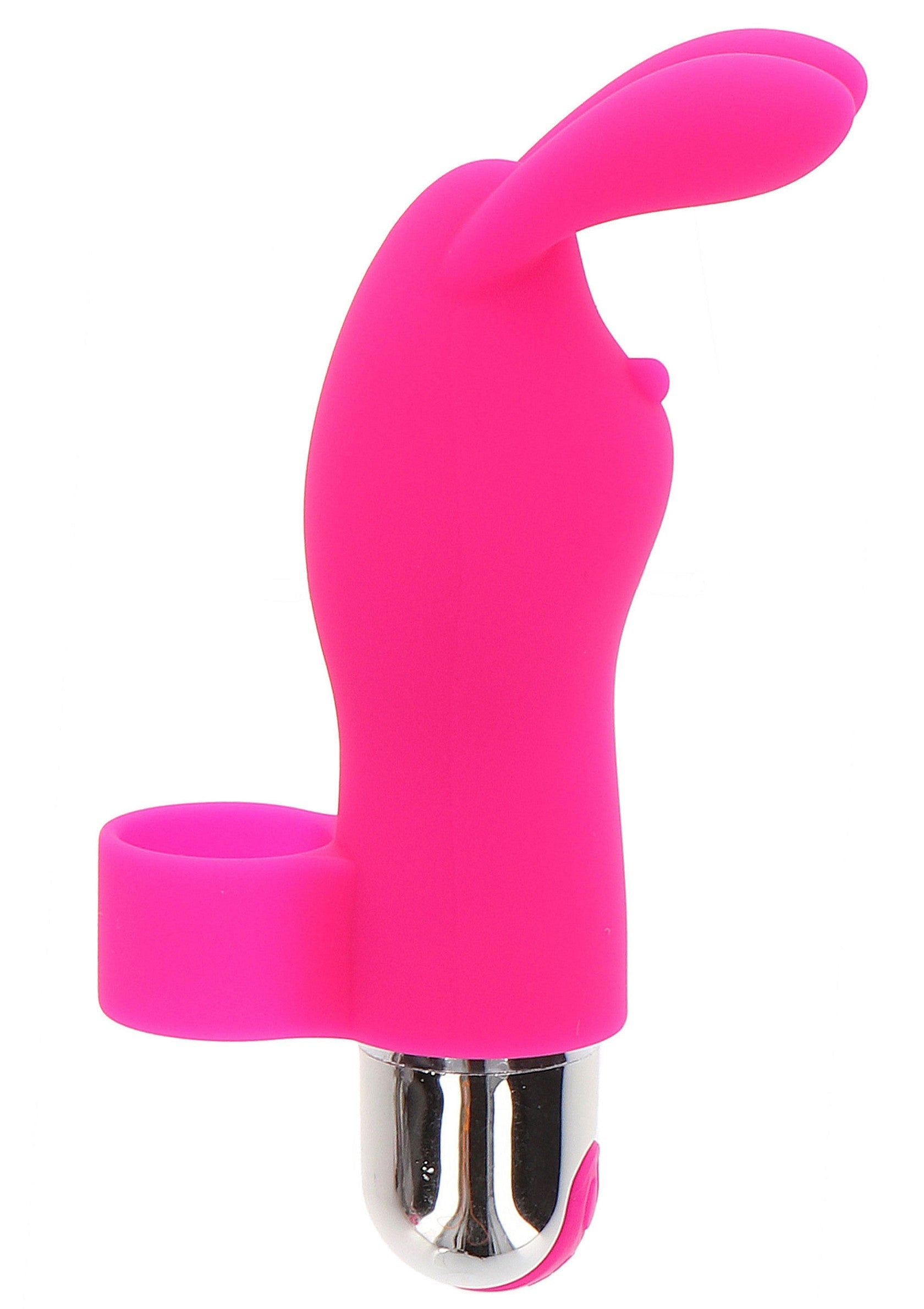 Vibrateur rose en forme de lapin pour adultes.; Roze vibrator in de vorm van een konijn voor volwassenen.; Pink rabbit-shaped vibrator for adults.