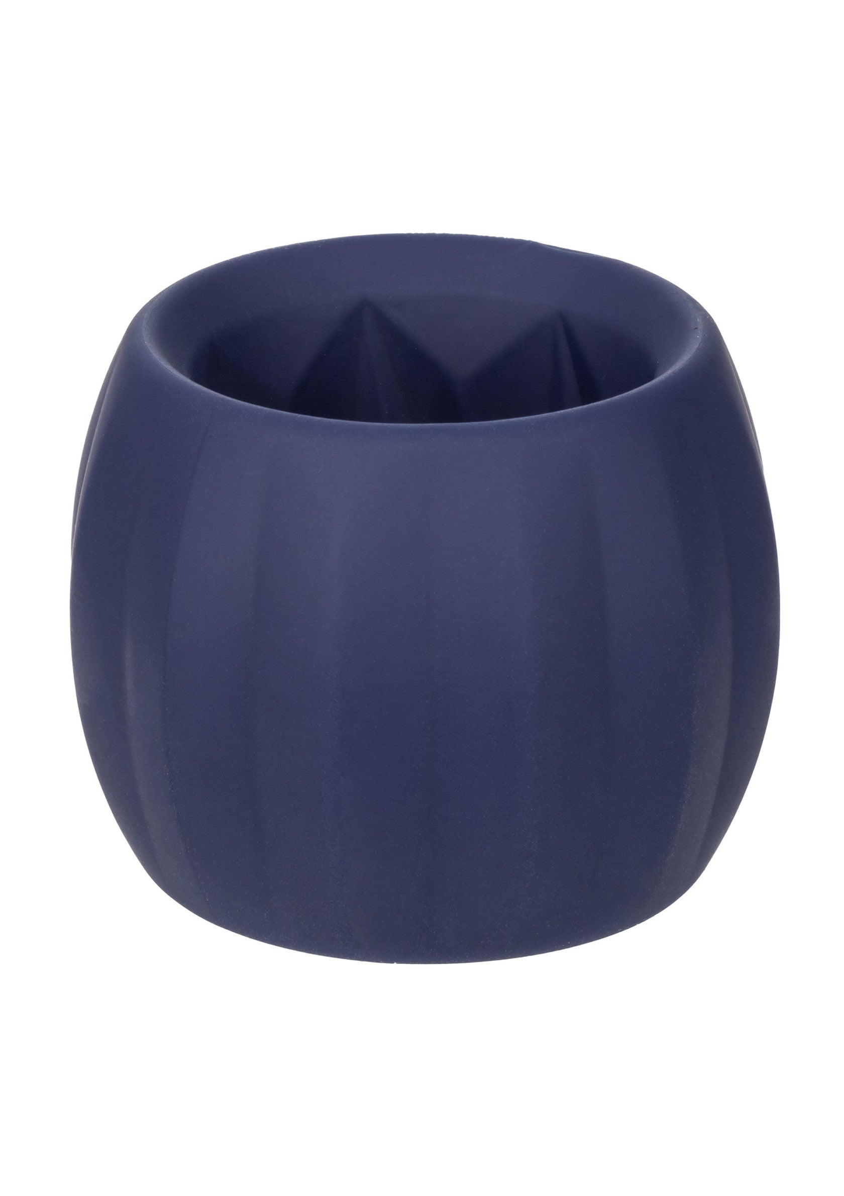 Pot décoratif bleu marine élégant, idéal pour plantes ou stylos. Design moderne pour votre intérieur.; Elegante marineblauwe decoratieve pot, perfect voor planten of pennen. Modern design voor uw interieur.; Elegant navy blue decorative pot, perfect for plants or pens. Modern design for your interior.