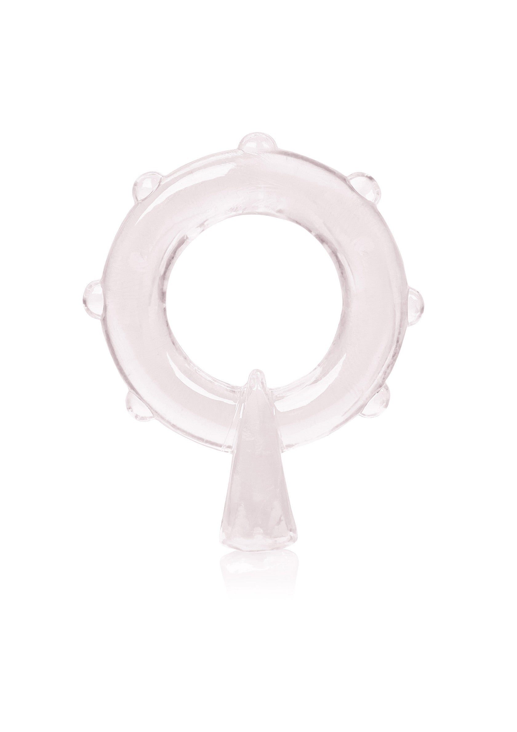 Anneau pénien transparent texturé pour plus de plaisir et de sensations intenses.; Transparante penisring met textuur voor meer plezier en intense sensaties.; Textured clear penis ring for increased pleasure and intense sensations.