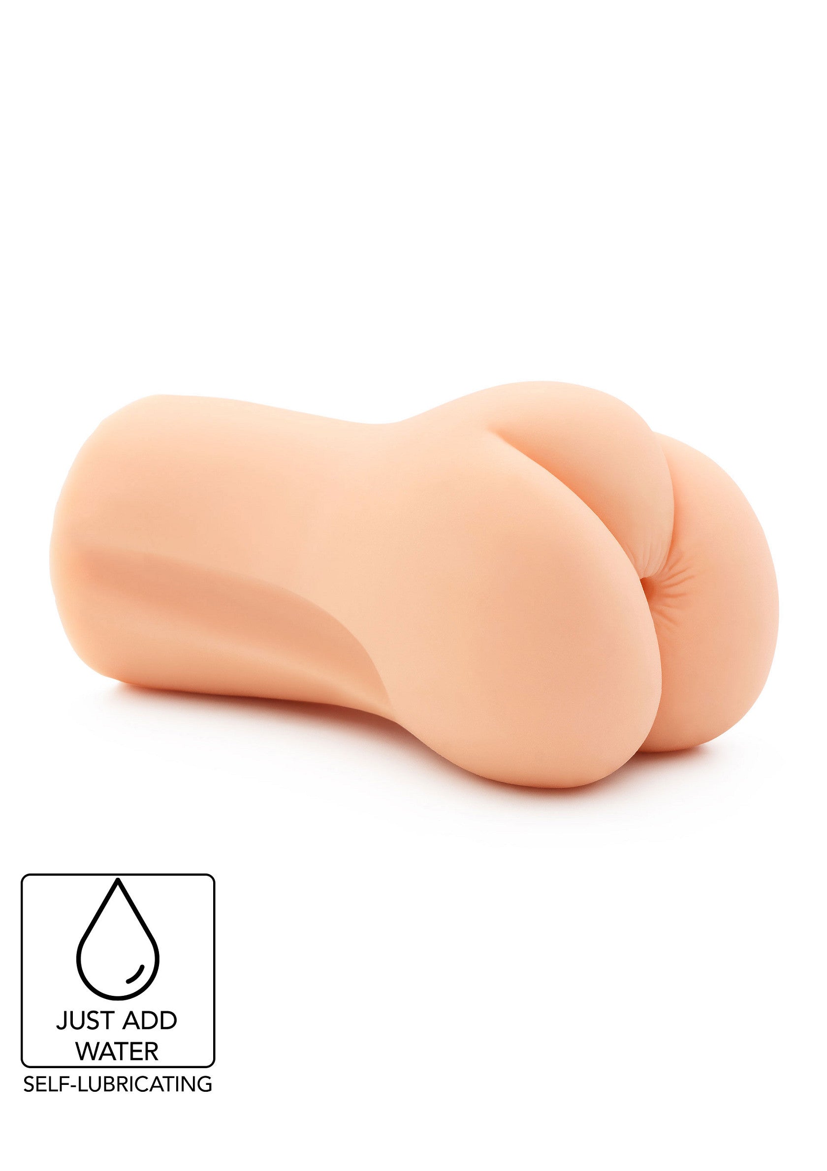 Manchon masturbatoire réaliste avec fonction d'auto-lubrification. Facile à utiliser, il suffit d'ajouter de l'eau. ; Realistische masturbator met zelf-smerende functie. Gemakkelijk te gebruiken, voeg gewoon water toe voor een perfecte ervaring.; Realistic stroker with self-lubricating feature. Easy to use, just add water for a perfect experience.