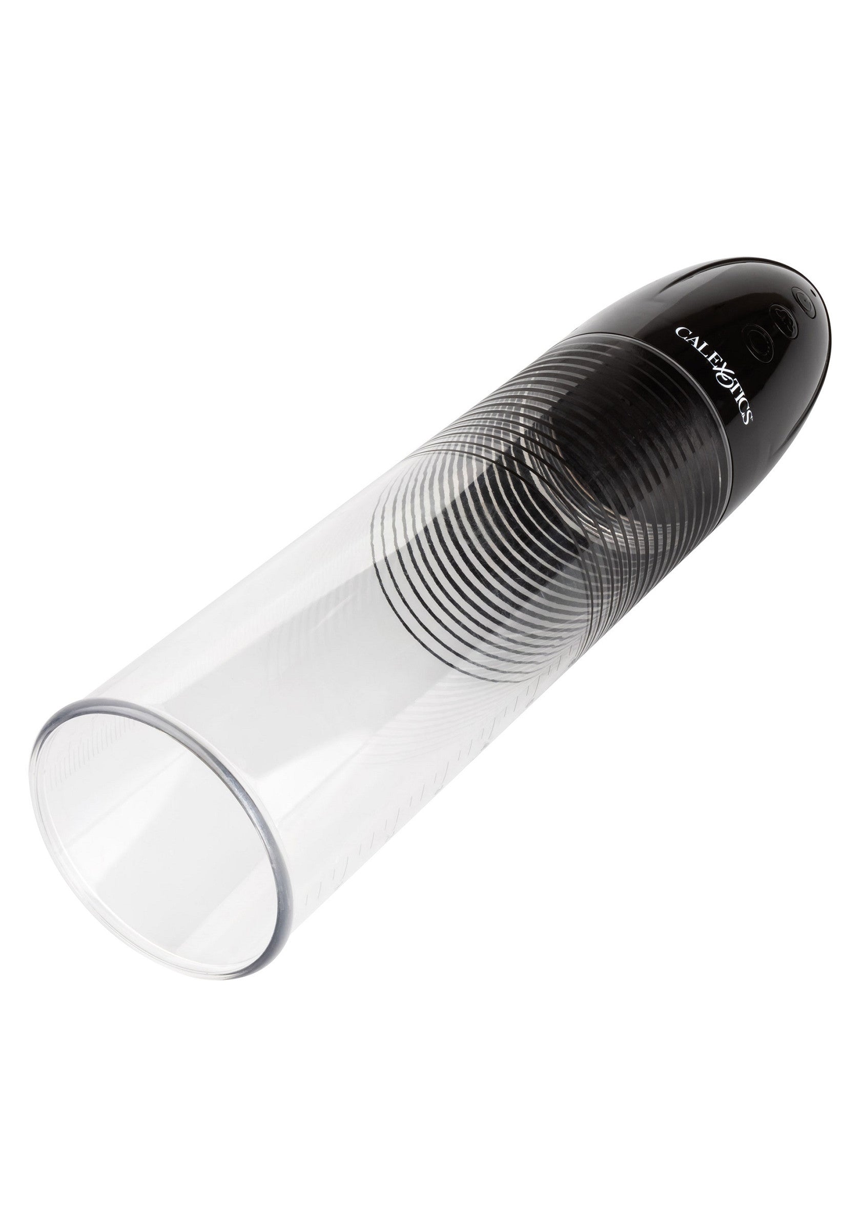 Pompe à pénis Calexotics pour une augmentation de la taille et une meilleure érection.; Calexotics penis pomp voor grotere maat en betere erectie.; Calexotics penis pump for larger size & better erection.