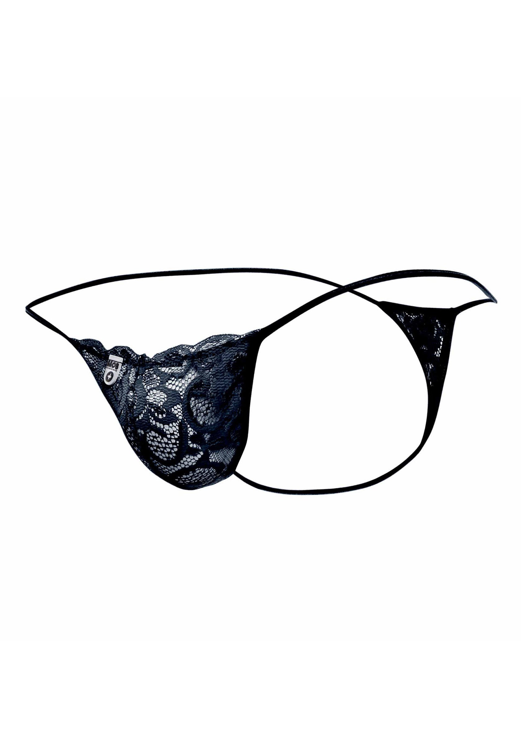 String en dentelle noire séduisant pour une touche de sensualité et de confort.; Verleidelijke zwarte kanten string voor een vleugje sensualiteit en comfort.; Seductive black lace thong for a touch of sensuality and comfort.