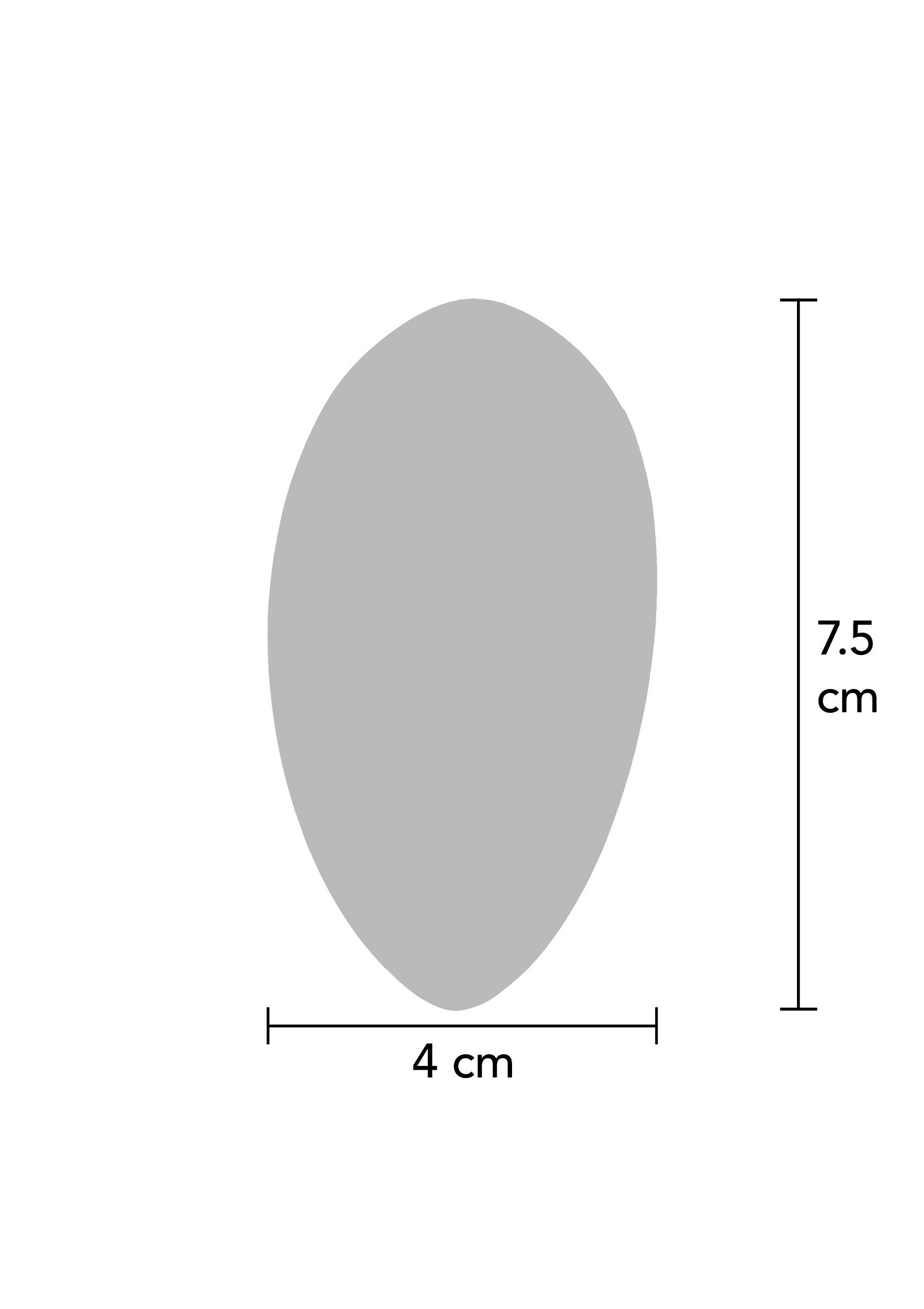 Dimensions du produit : 7,5 cm de haut, 4 cm de large. Taille idéale pour vos projets créatifs.; Productafmetingen: 7,5 cm hoog, 4 cm breed. Ideaal formaat voor uw creatieve projecten.; Product dimensions: 7.5 cm high, 4 cm wide. Ideal size for your creative projects.