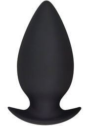 Plug anal en silicone noir pour le plaisir anal. Explorez de nouvelles sensations avec ce sextoy !; Zwarte siliconen buttplug voor anale stimulatie. Ontdek nieuwe sensaties met dit speeltje!; Black silicone anal plug for anal stimulation. Explore new sensations with this toy!