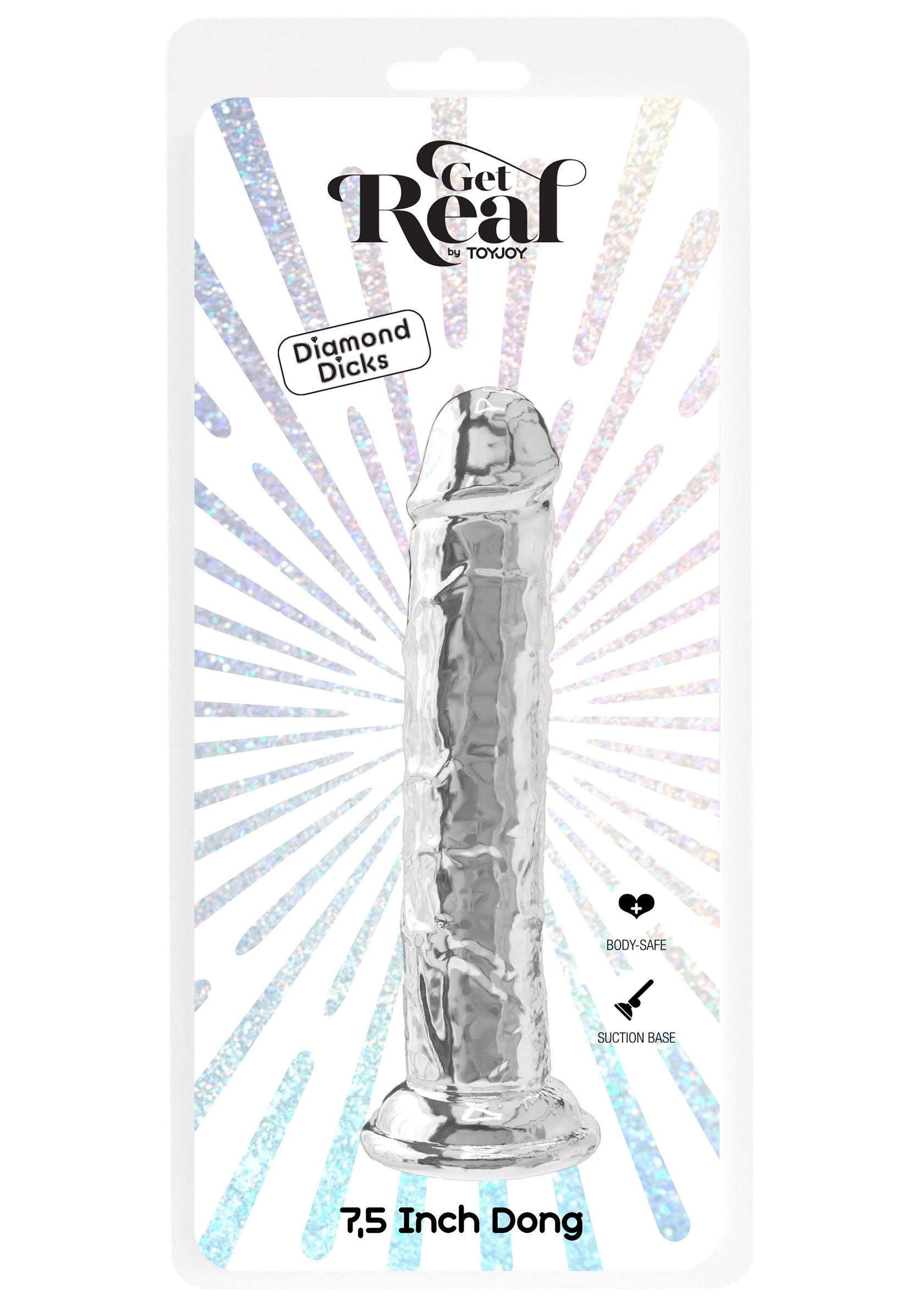 ToyJoy Clear Dildo TPE 16 cm